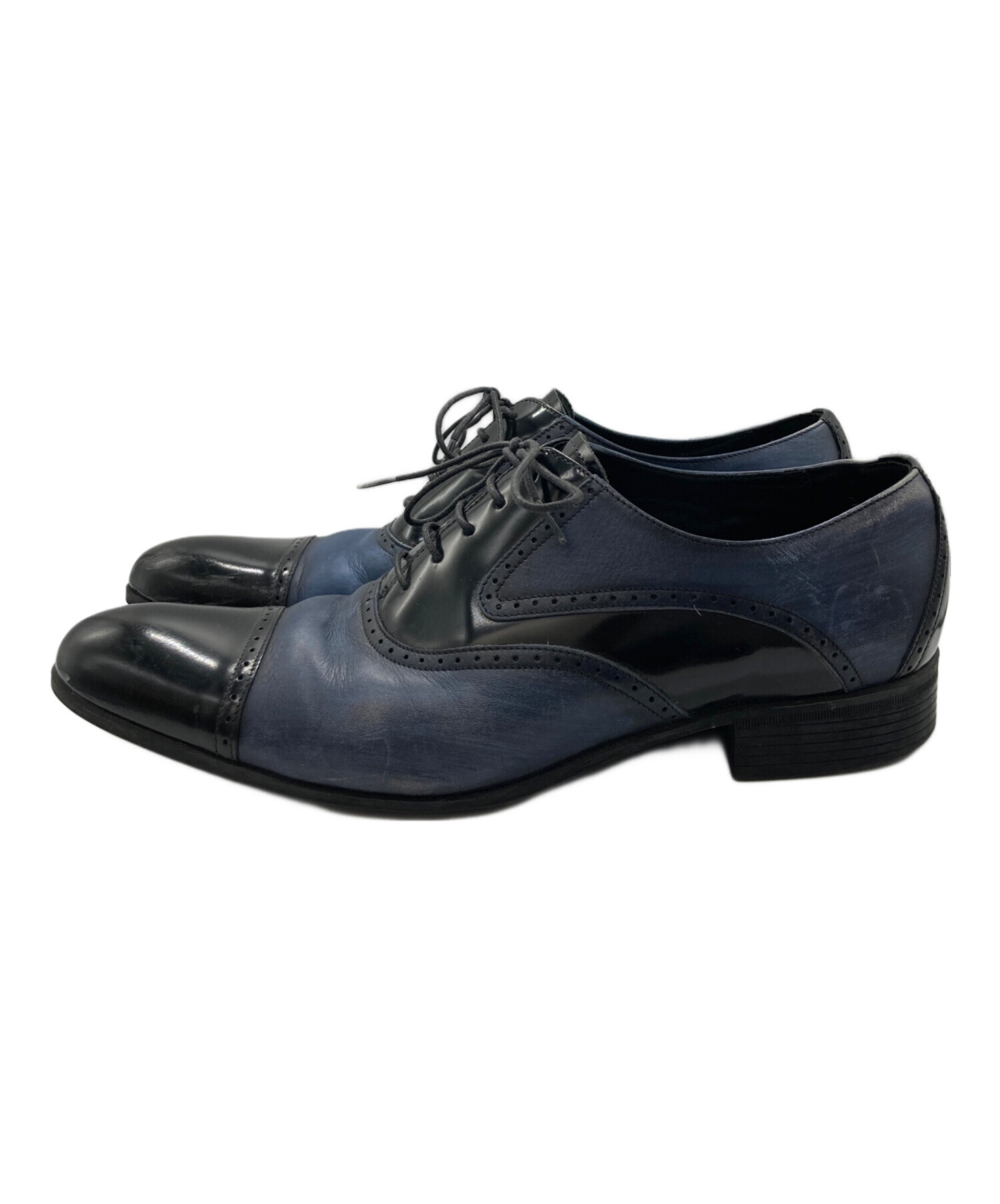中古・古着通販】LANVIN (ランバン) ブラックシャイニーバイカラー