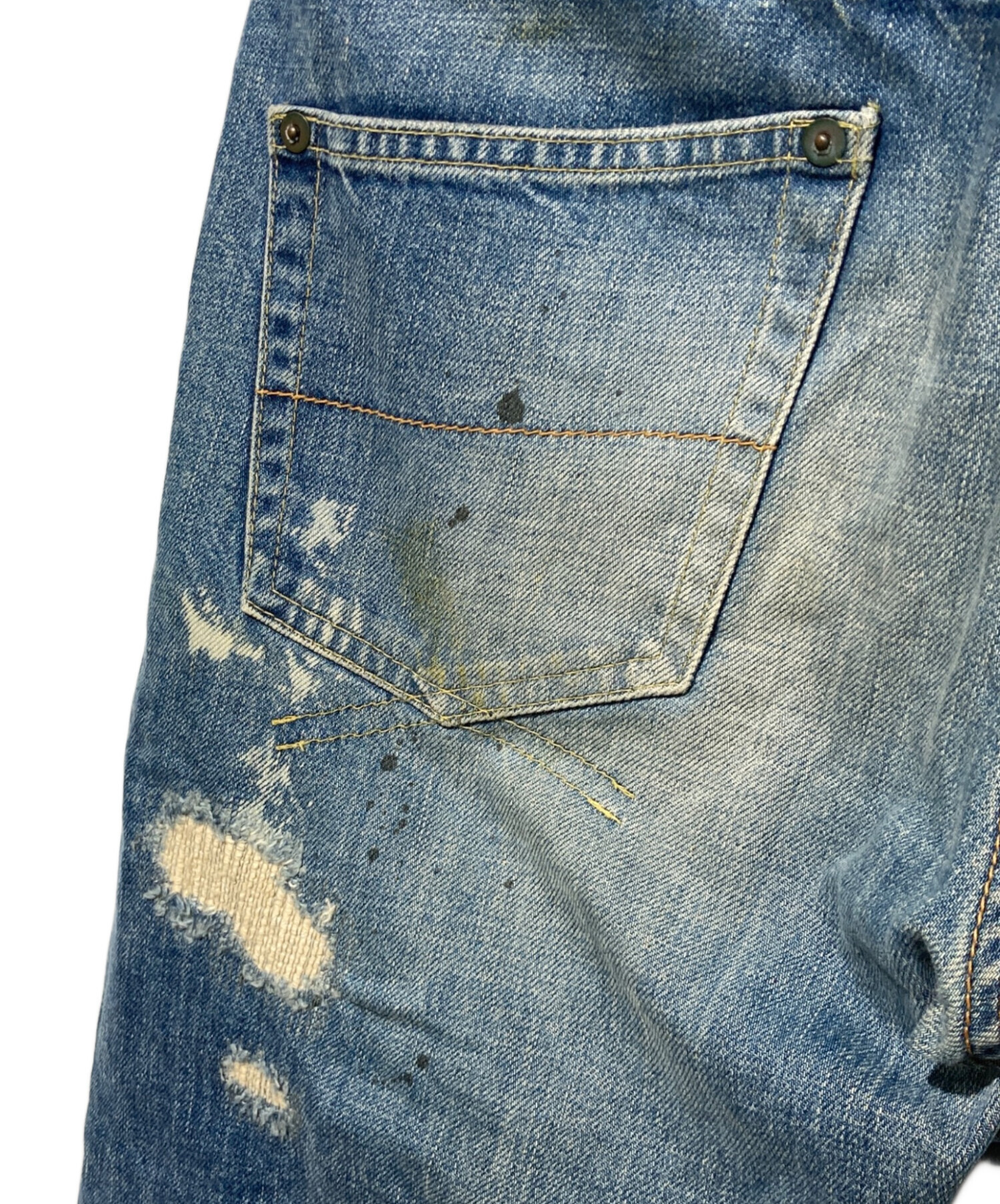 中古・古着通販】MIHARA YASUHIRO (ミハラヤスヒロ) ペイントダメージ