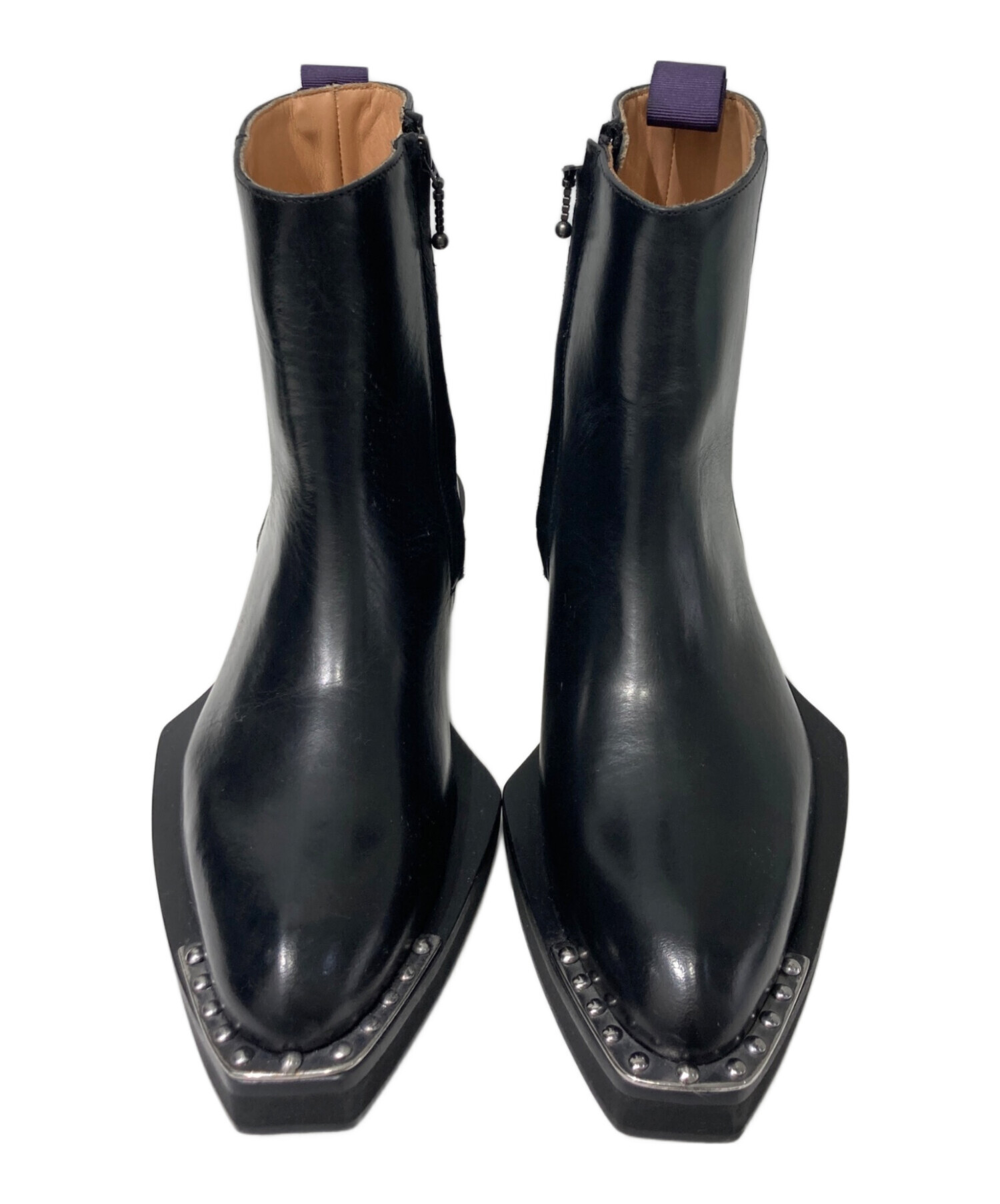EYTYS エイティーズ Romeo hi サイドジップ ブーツ 42 中古・古着通販】Eytys (エイティーズ) romeo hi leatherジップブーツ