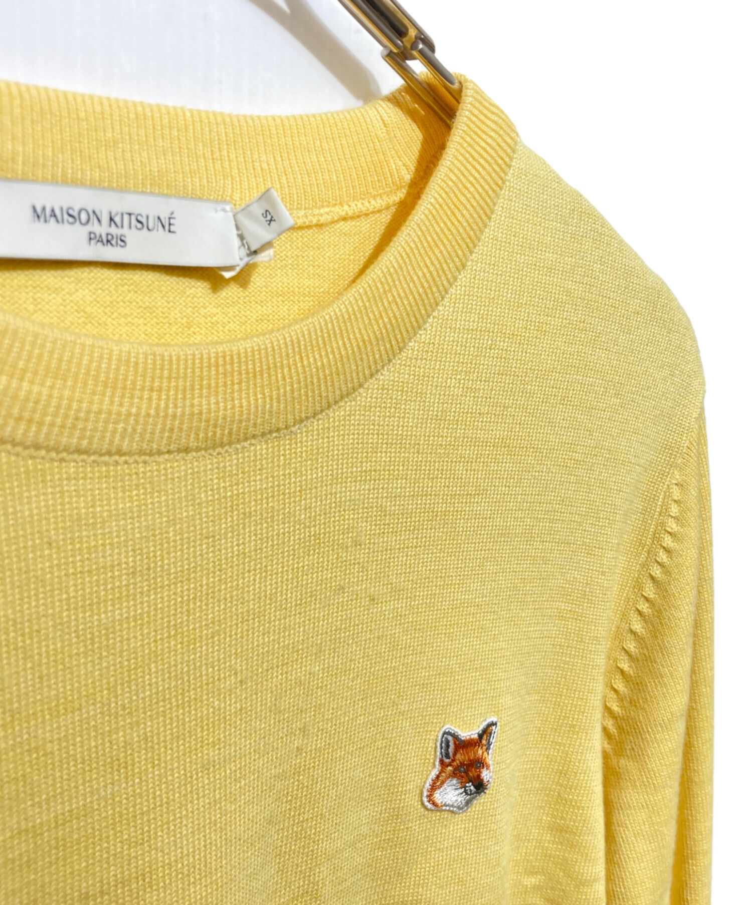 トップス MAISON KITSUNE DOUBLE FOX HEAD PATCH CROPPED TEE-SHIRT | Maison Kitsuné