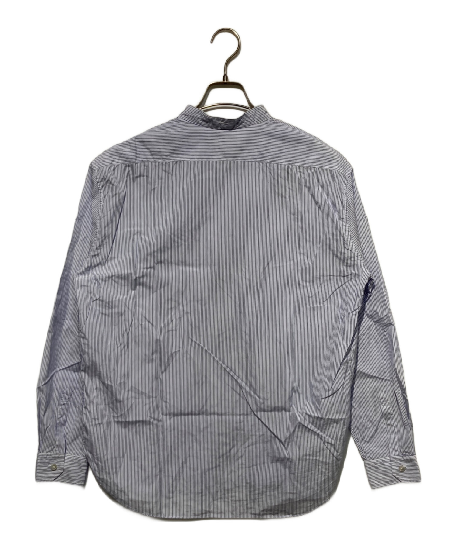 中古・古着通販】The CLASIK (ザ クラシック) COLLARLESS SHIRT ブルー