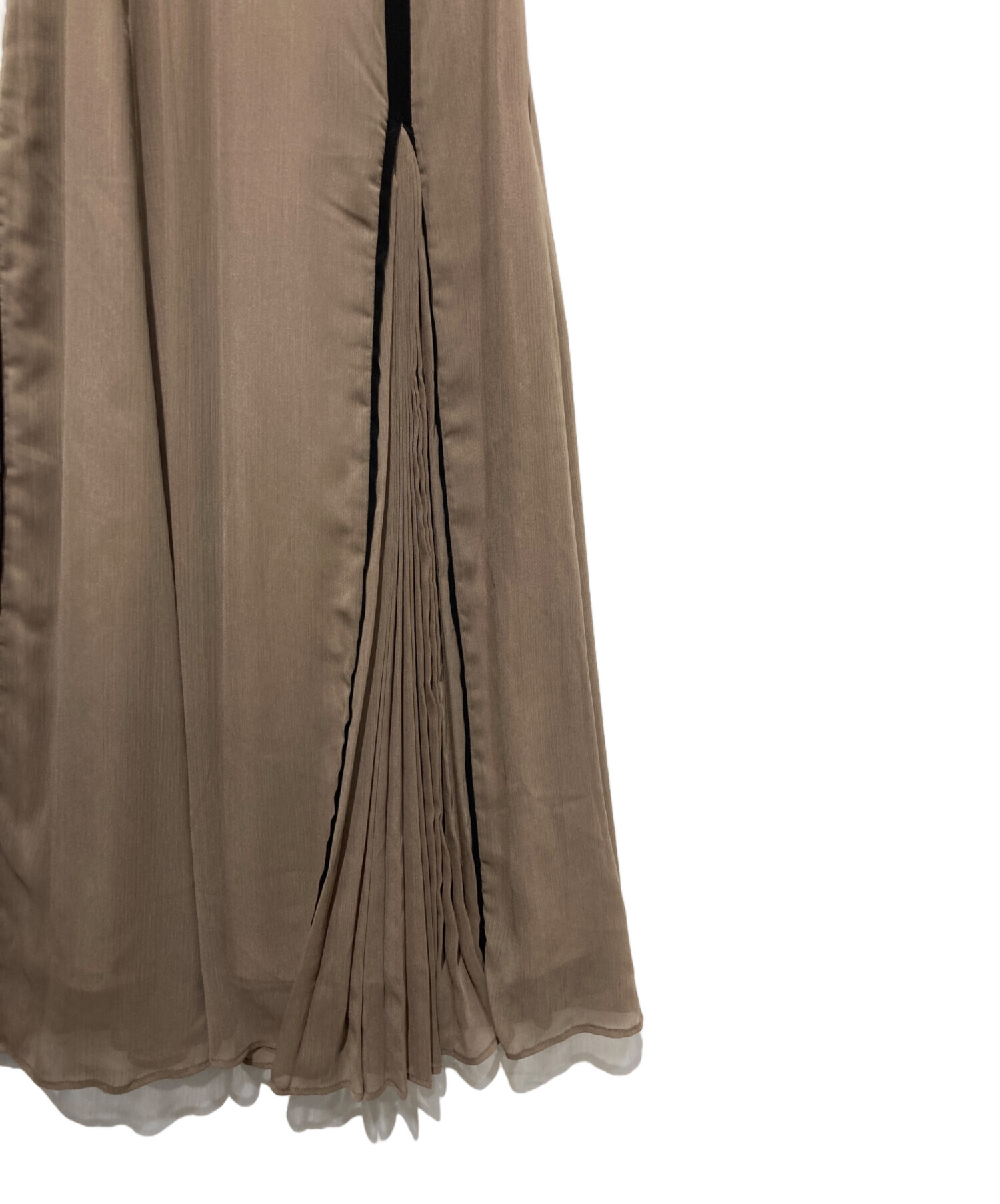 中古・古着通販】Mystrada (マイストラーダ) アシメプリーツドッキング