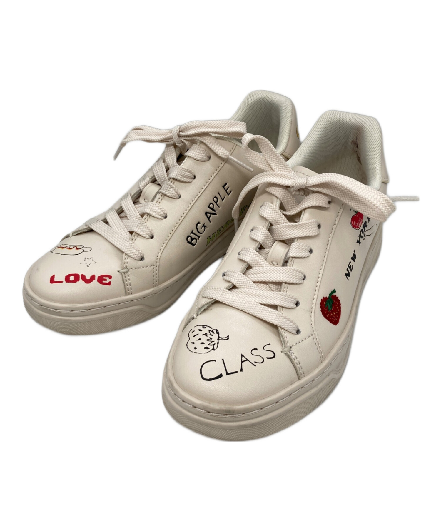 中古・古着通販】COACH (コーチ) ハイ ライン スニーカー・スケッチ 