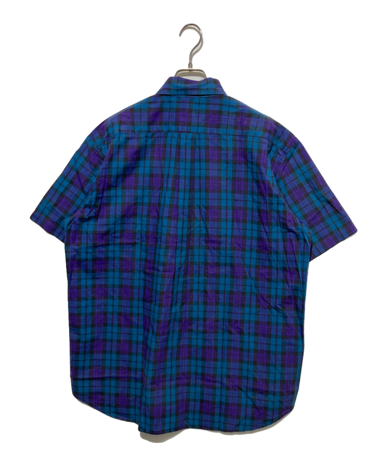 中古・古着通販】stussy (ステューシー) チェックシャツ パープル