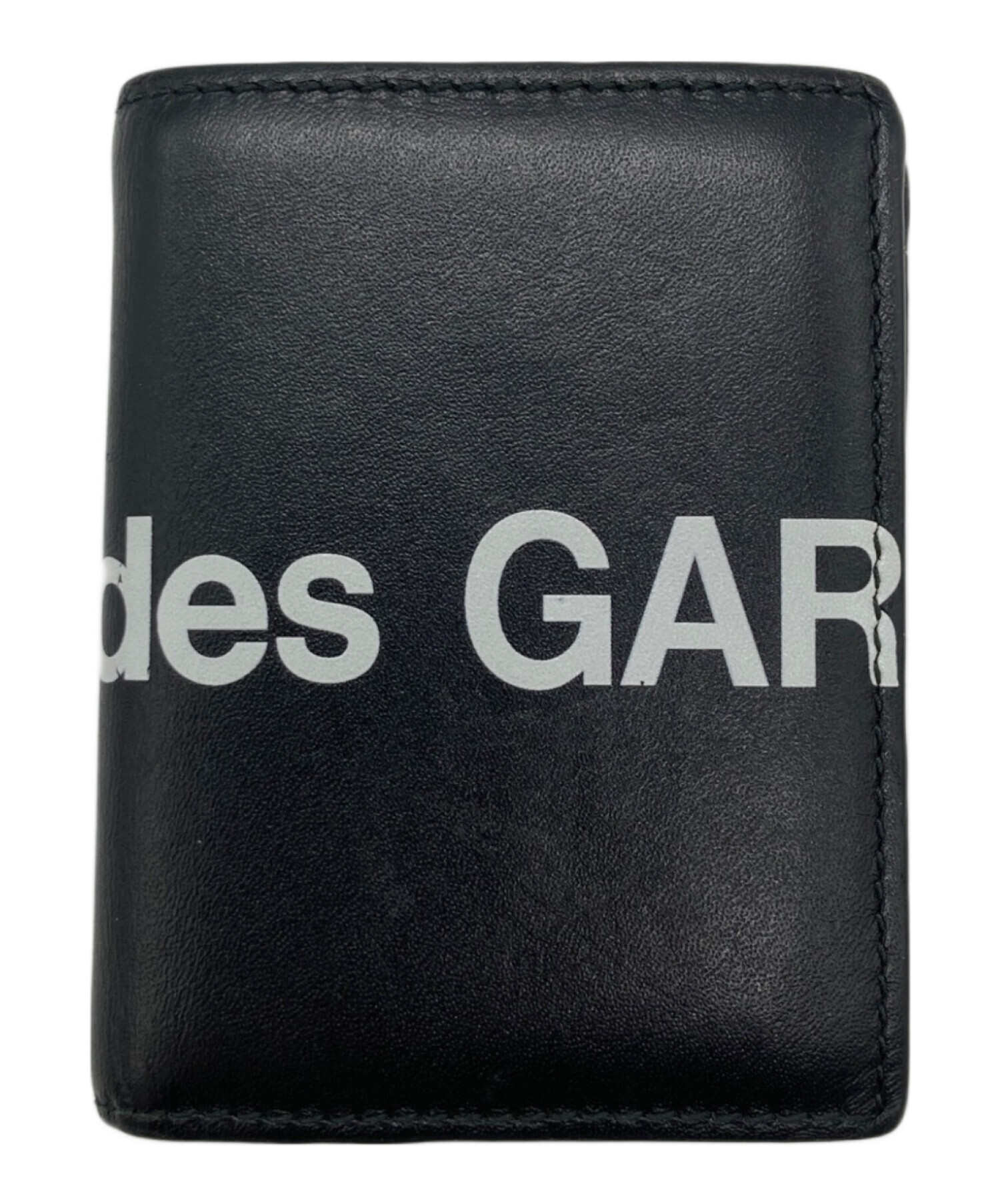 comme des garcons コムデギャルソン HUGE LOGO 黒 財布：Wallet COMME 
