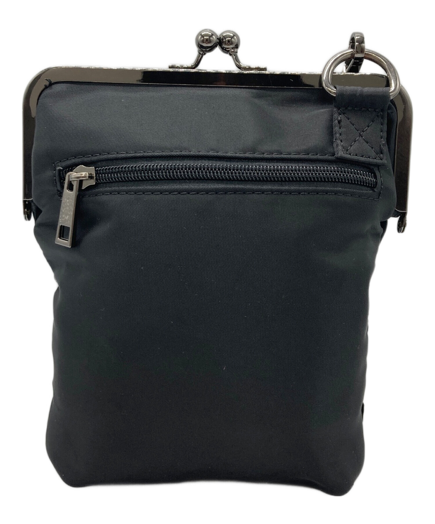 ground Y ブラック ショルダーバッグ　未使用品 ground Y ブラック ショルダーバッグ 未使用品 スマホ ポーチ メンズ