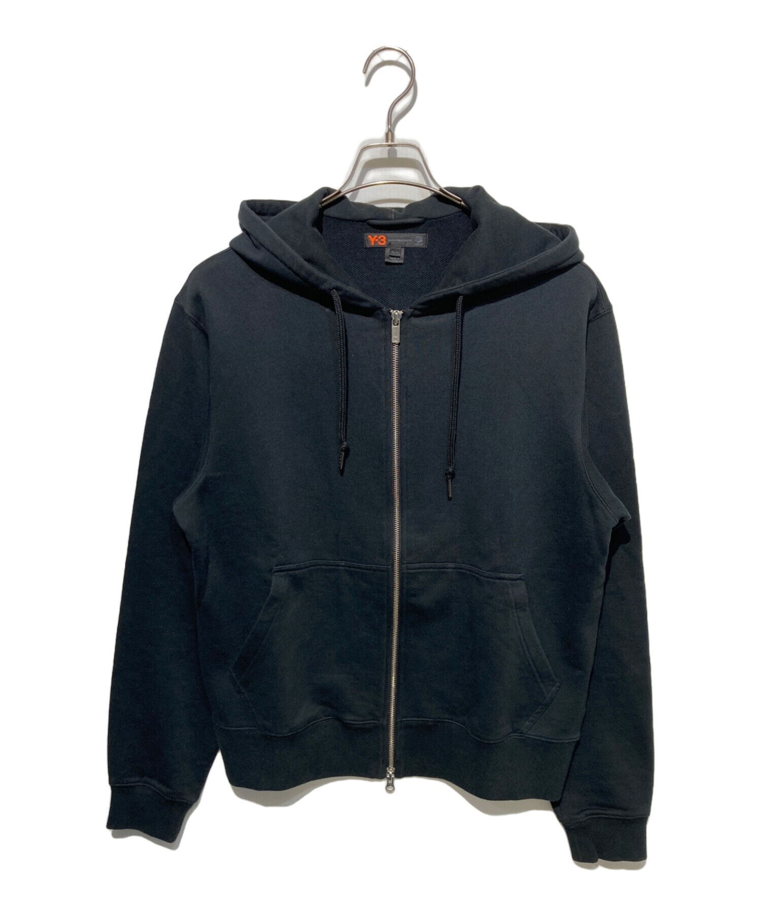 中古・古着通販】Y-3 (ワイスリー) バックロゴジップパーカー ブラック 