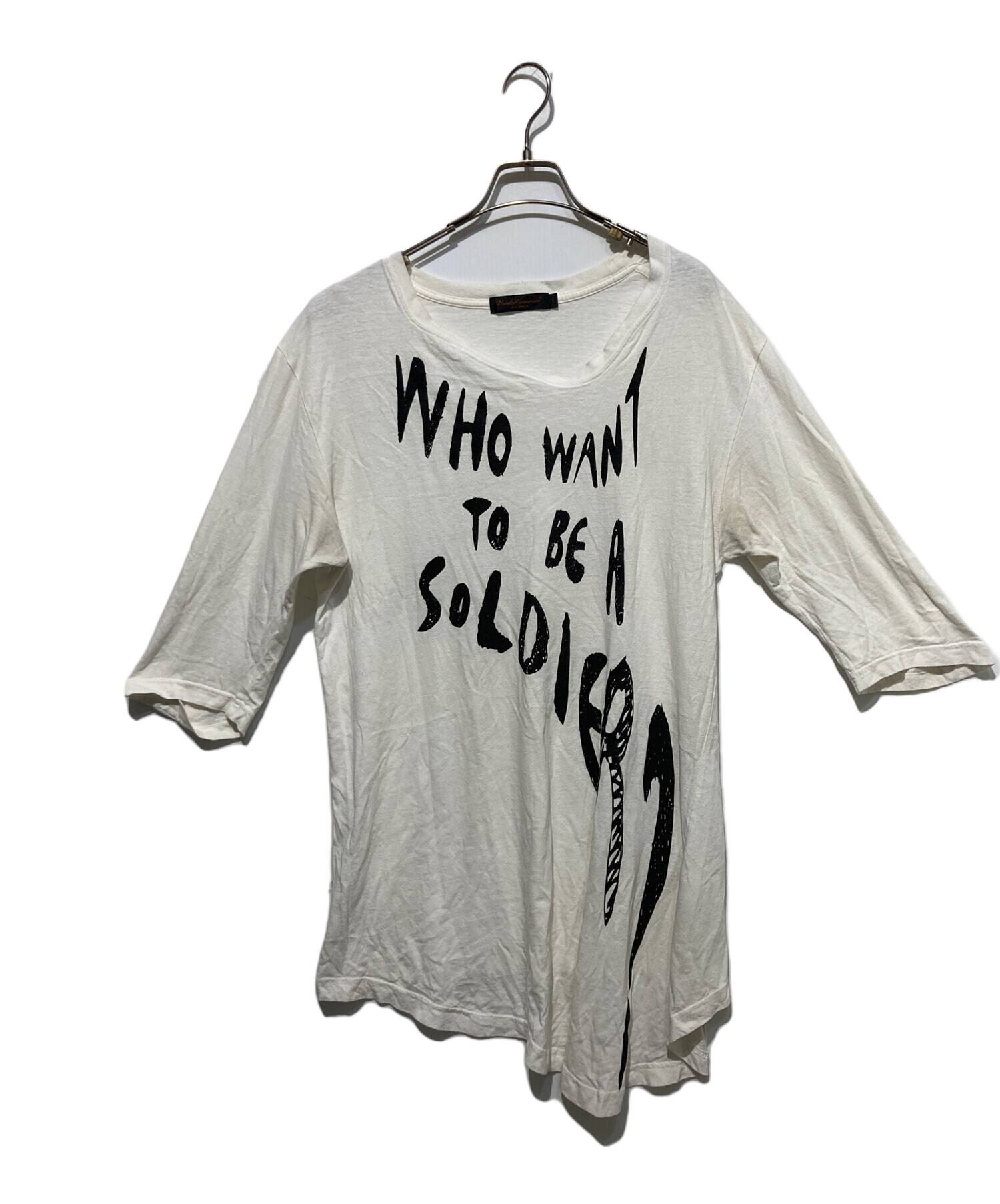 undercover 歪みカットソー　アンダーカバー　Tシャツ サイズL 中古・古着通販】UNDERCOVER (アンダーカバー) 歪みプリントカットソー