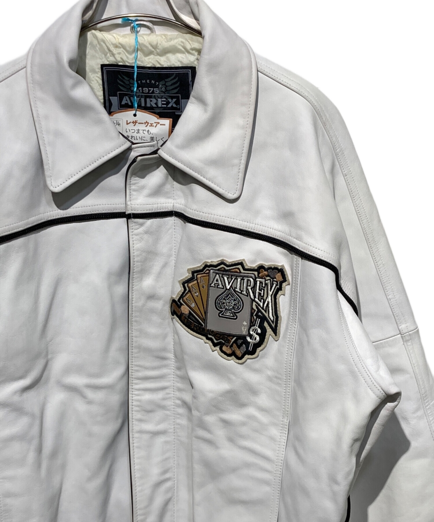 中古・古着通販】AVIREX (アヴィレックス) 本革レザージャケット
