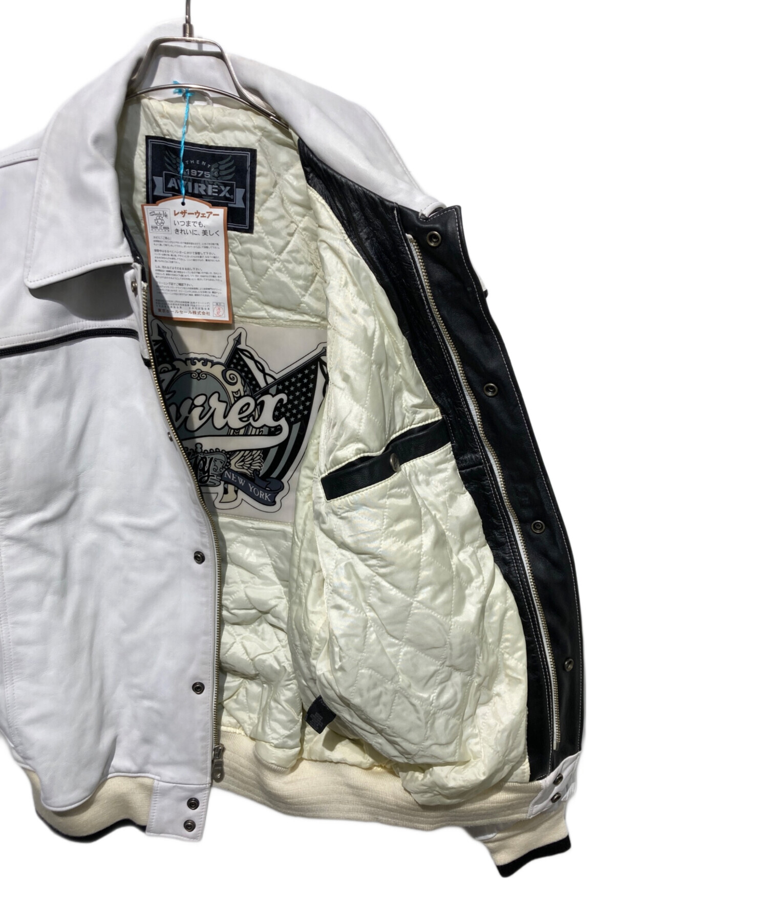 中古・古着通販】AVIREX (アヴィレックス) 本革レザージャケット