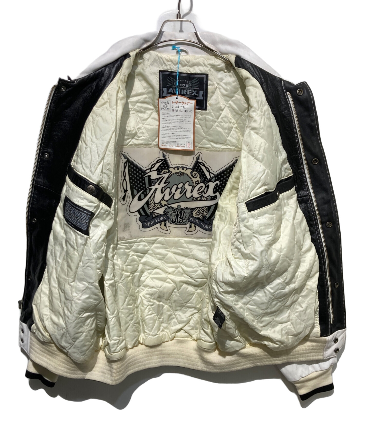 中古・古着通販】AVIREX (アヴィレックス) 本革レザージャケット