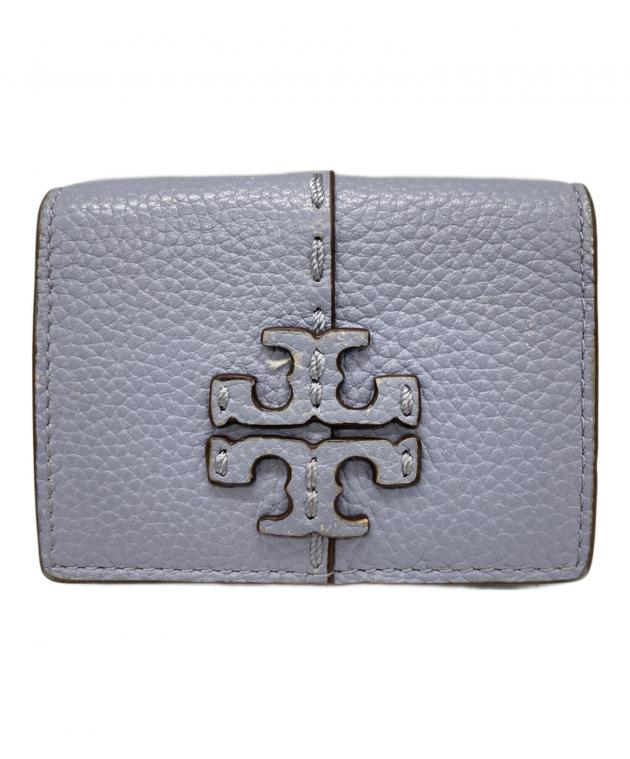 TORY BURCH トリーバーチ 長財布 綺麗なブルー Tory Burch トリーバーチ 長財布 ブルー 青 ロングウォレット レザー