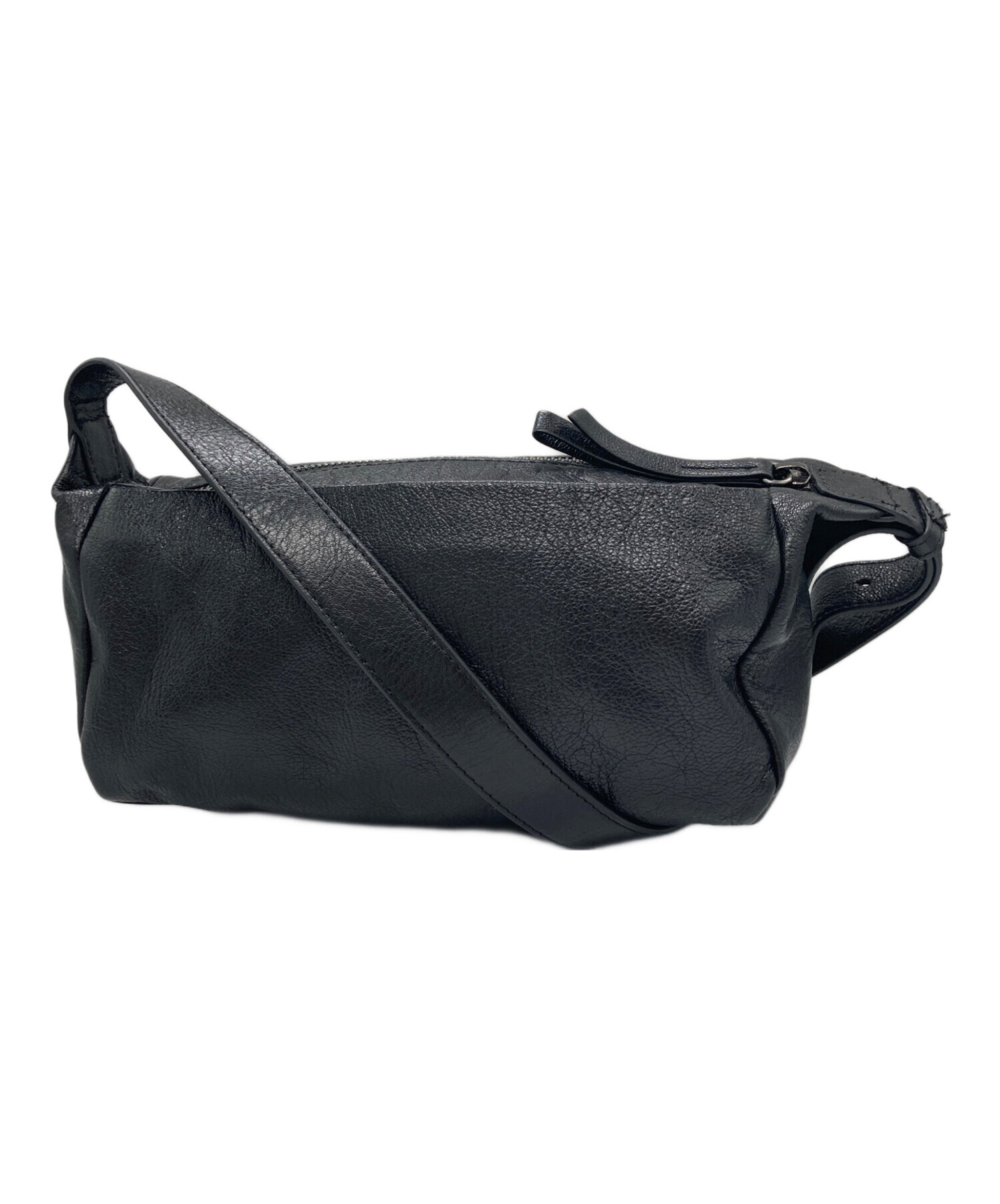 ミニショルダーバッグ/革/ear/Black ear PAPILLONNER イアパピヨネ