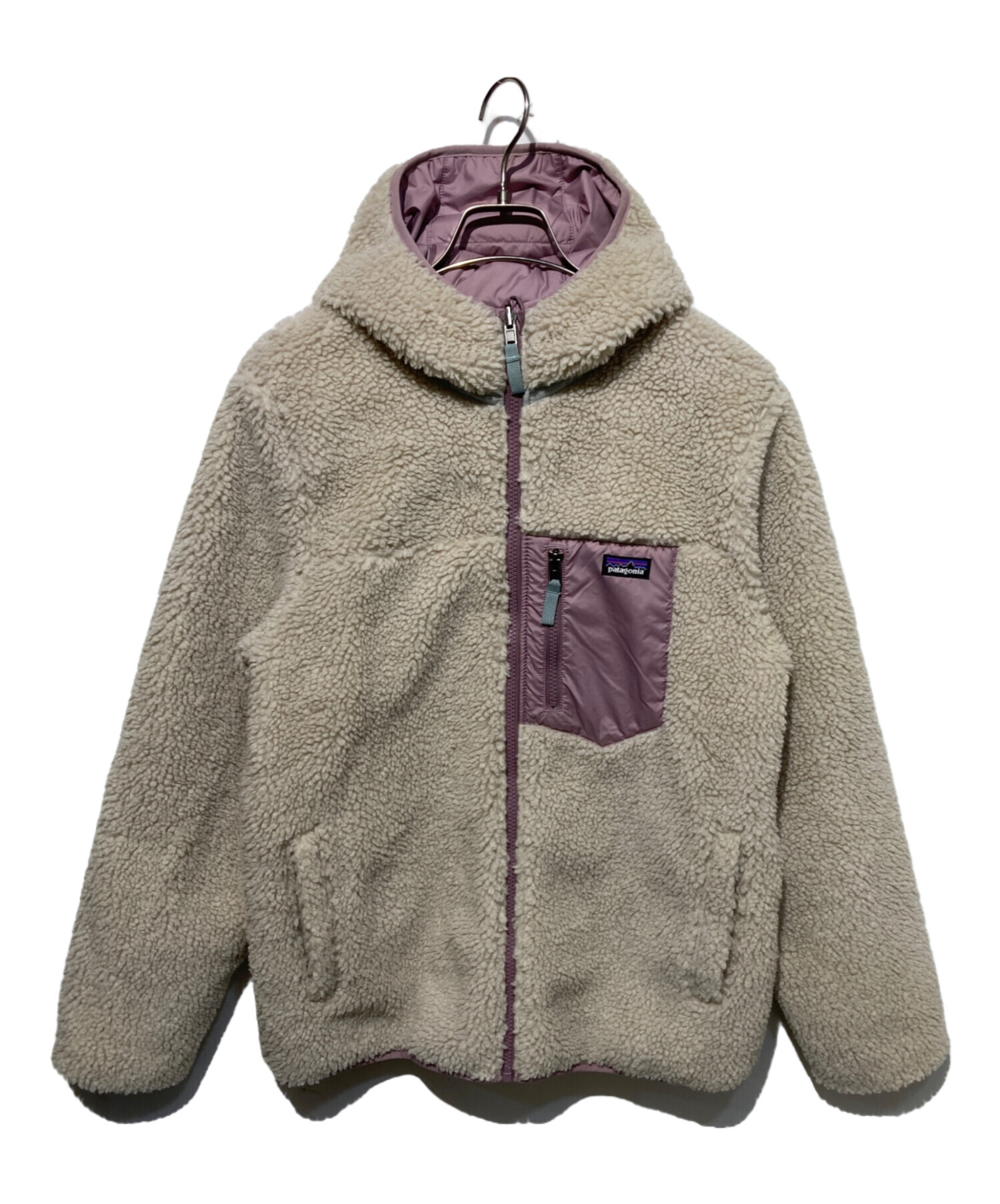 未使用級！パタゴニア　リバーシブル　ボアジャケット　レディフレディ　キッズXXL 中古・古着通販】Patagonia (パタゴニア) キッズ・リバーシブル