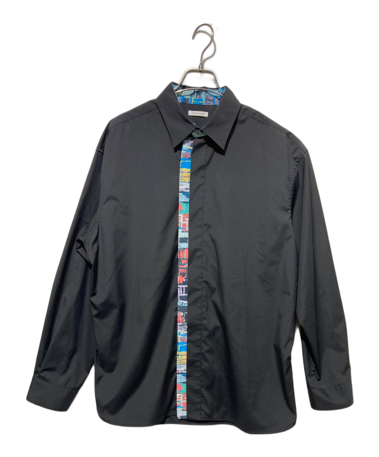 HERALBONY デザインシャツ（フライフロント）「迷路」 中古・古着通販】HERALBONY (ヘラルボニー) 「迷路」デザインシャツ