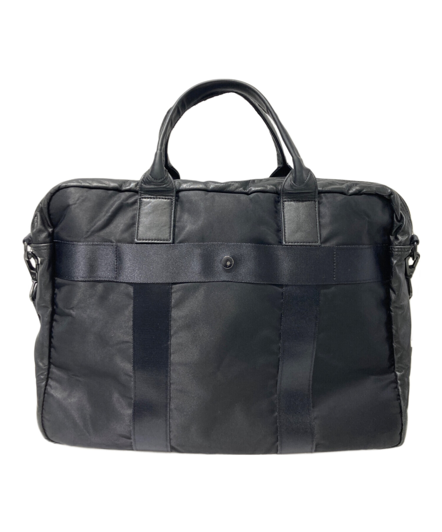 中古・古着通販】PORTER (ポーター) TIME BLACK 2WAY BRIEFCASE 