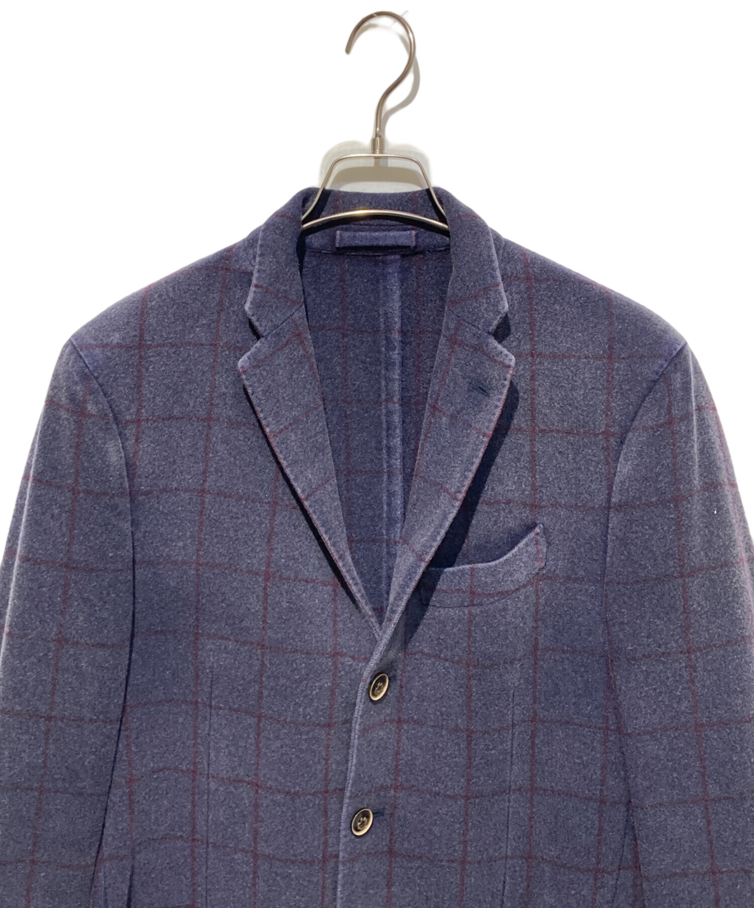中古・古着通販】LARDINI (ラルディーニ) ウールアンゴラ3Bチェック 