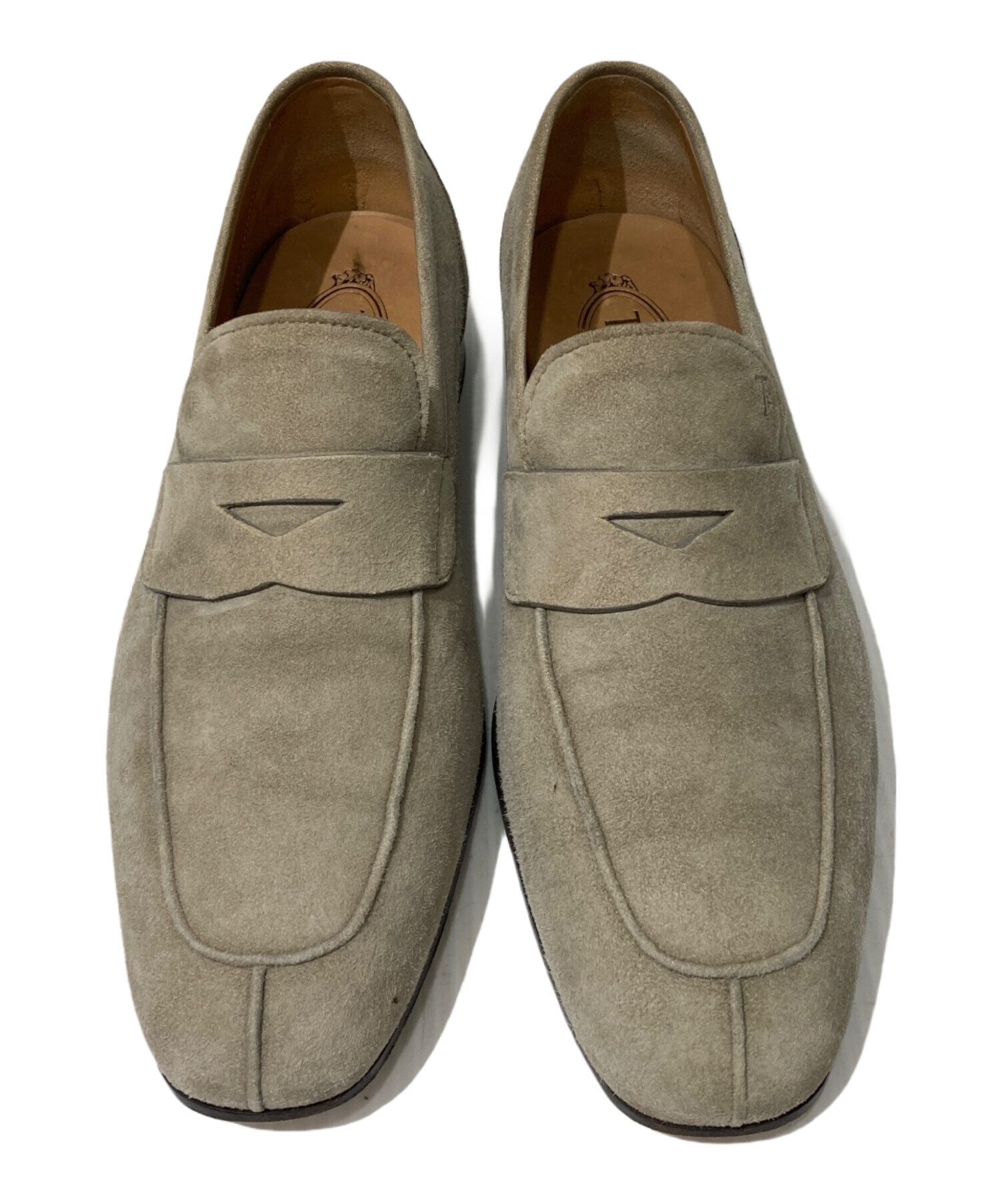中古・古着通販】TOD'S (トッズ) スエードローファー ベージュ サイズ