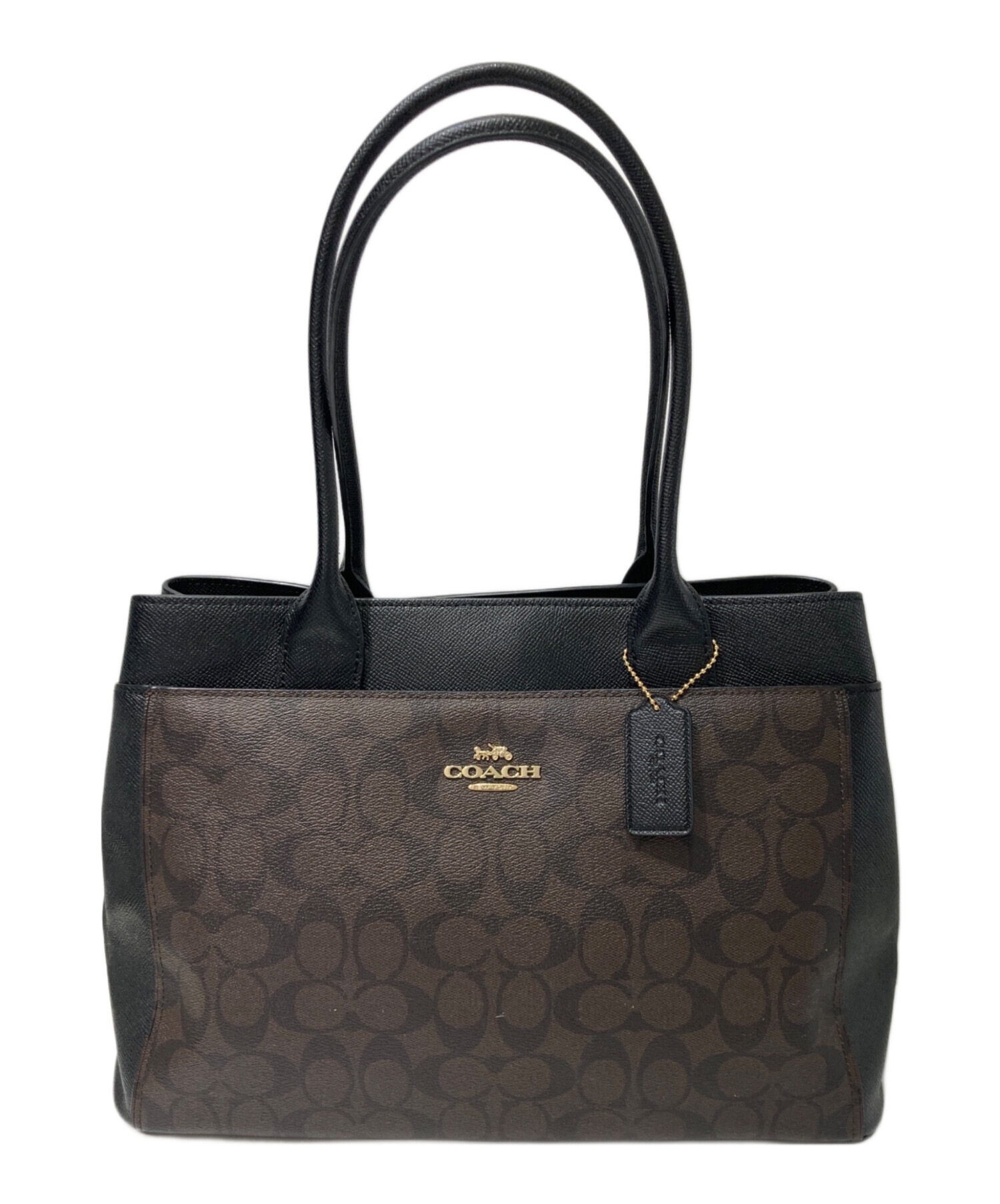 中古・古着通販】COACH (コーチ) PVCレザー シグネチャーロゴ 