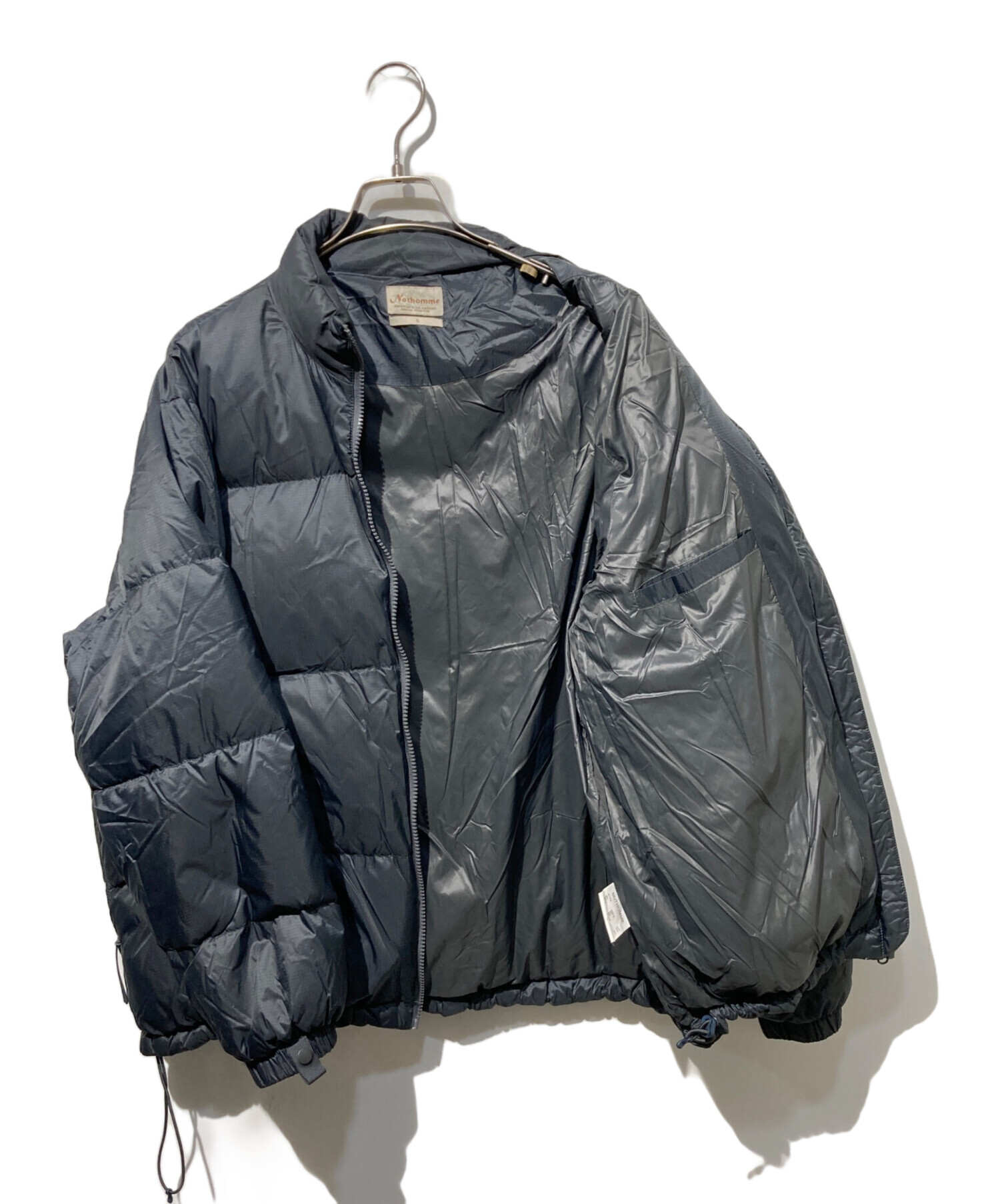 中古・古着通販】nothomme (ノットオム) ダウンジャケット グレー