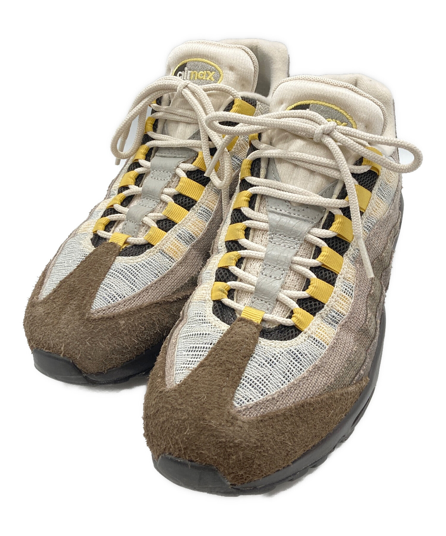 中古・古着通販】NIKE (ナイキ) AIR MAX 95 NH グレー×イエロー サイズ 