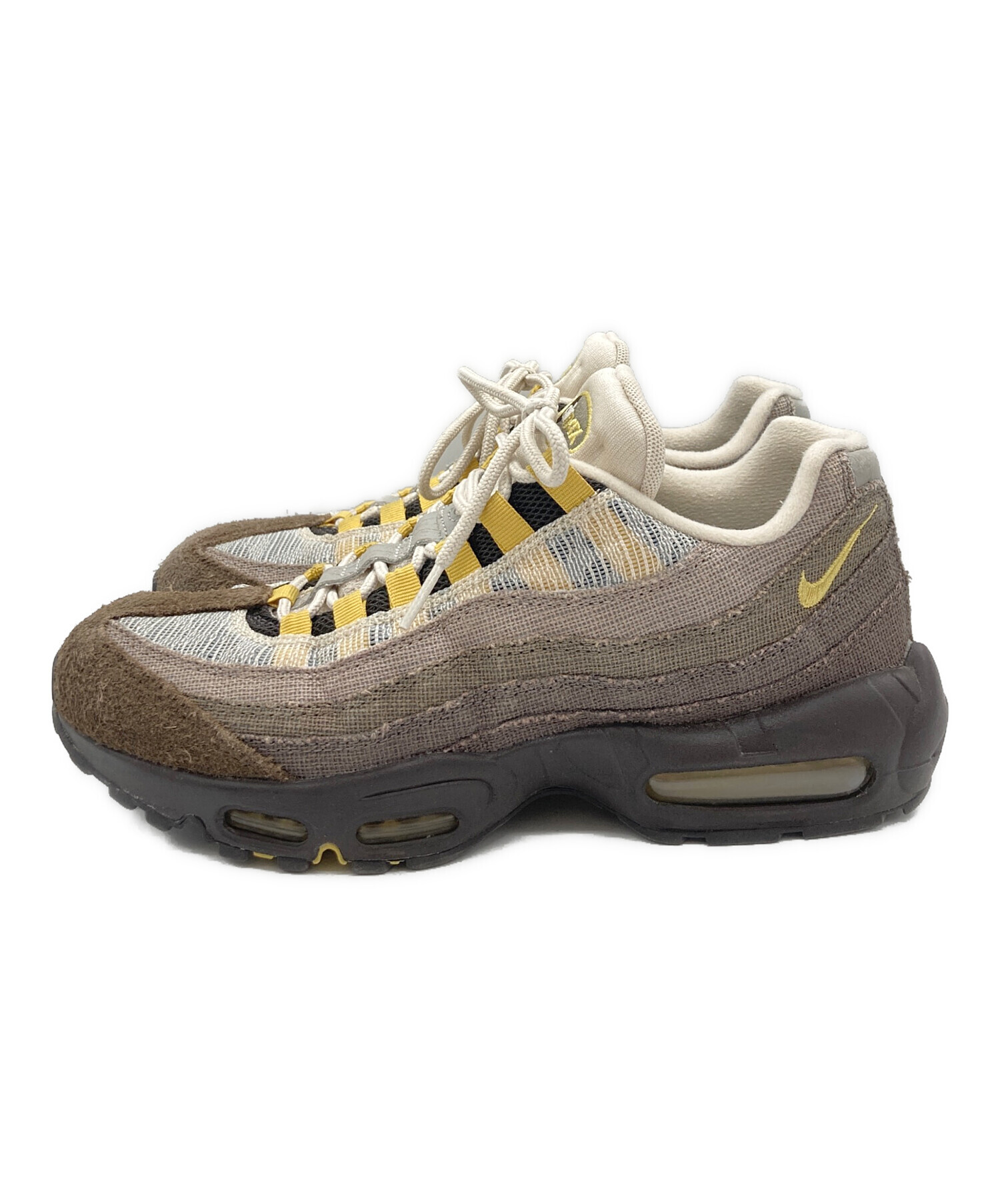 中古・古着通販】NIKE (ナイキ) AIR MAX 95 NH グレー×イエロー サイズ 