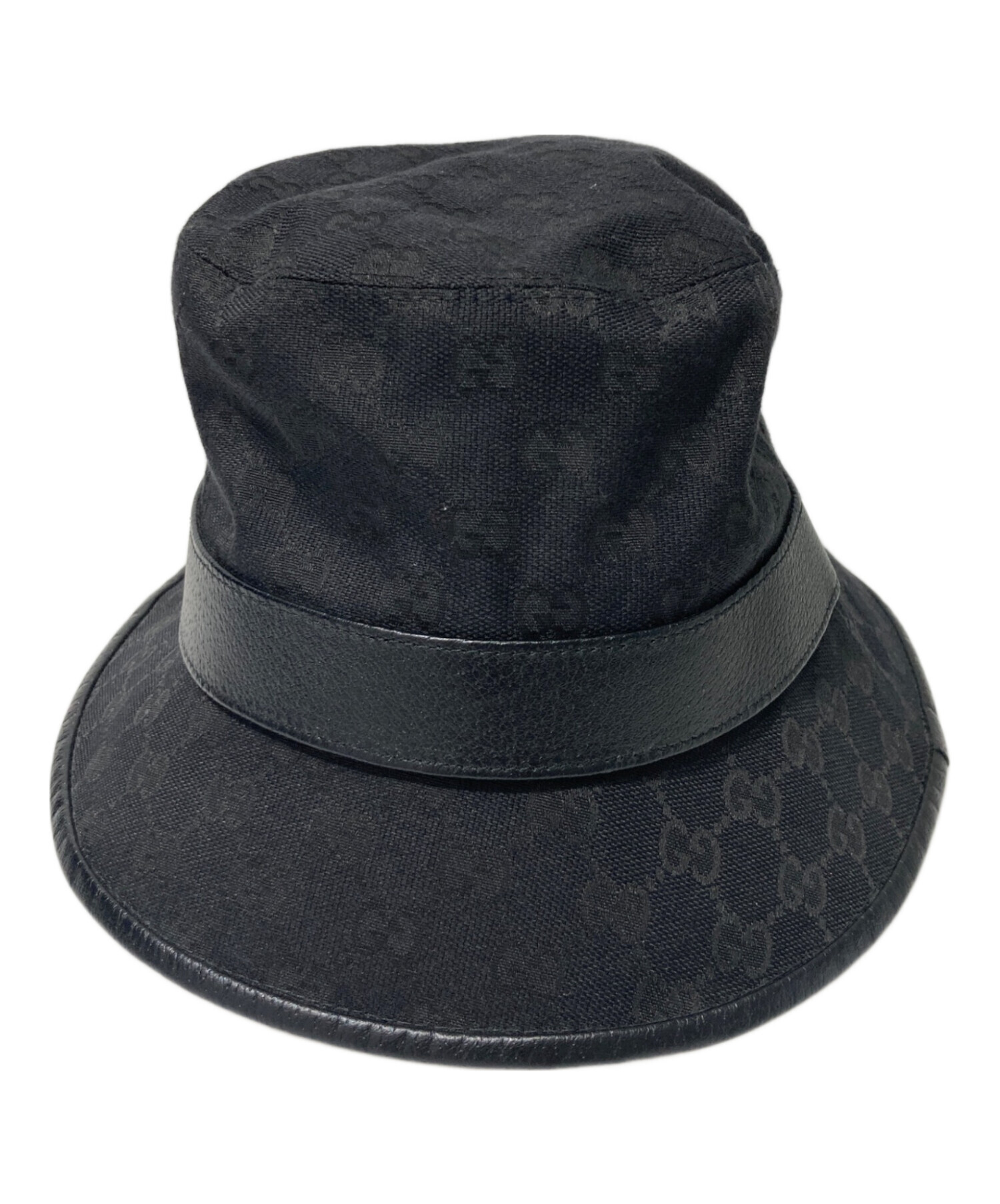 中古・古着通販】GUCCI (グッチ) ダブルG付き GGキャンバス バケット 