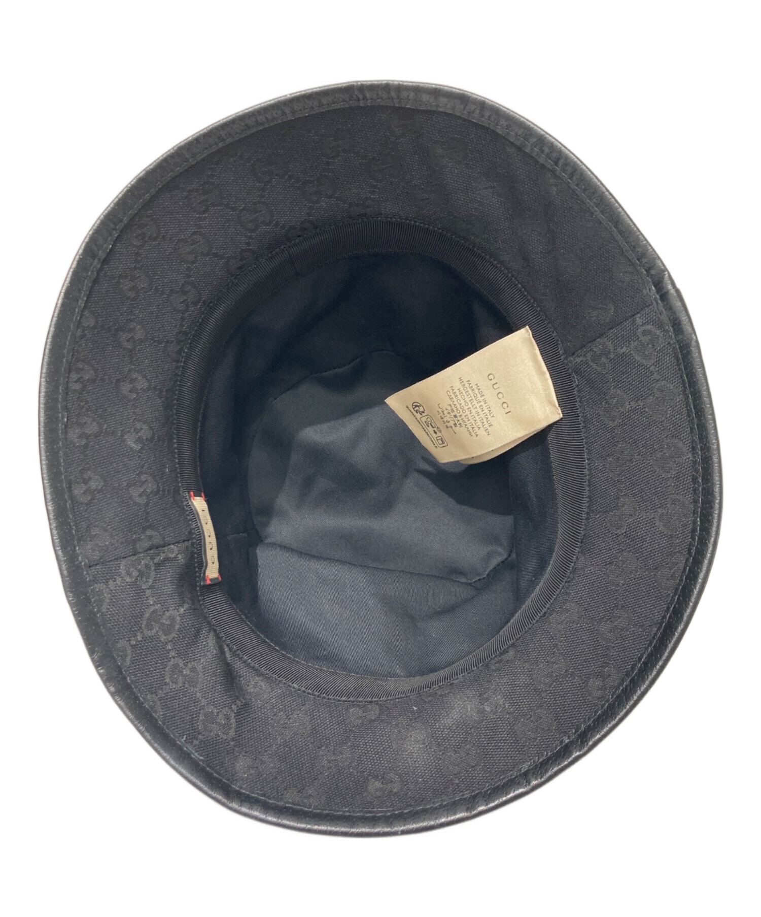 中古・古着通販】GUCCI (グッチ) ダブルG付き GGキャンバス バケット 