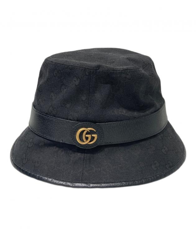 中古・古着通販】GUCCI (グッチ) ダブルG付き GGキャンバス バケット 