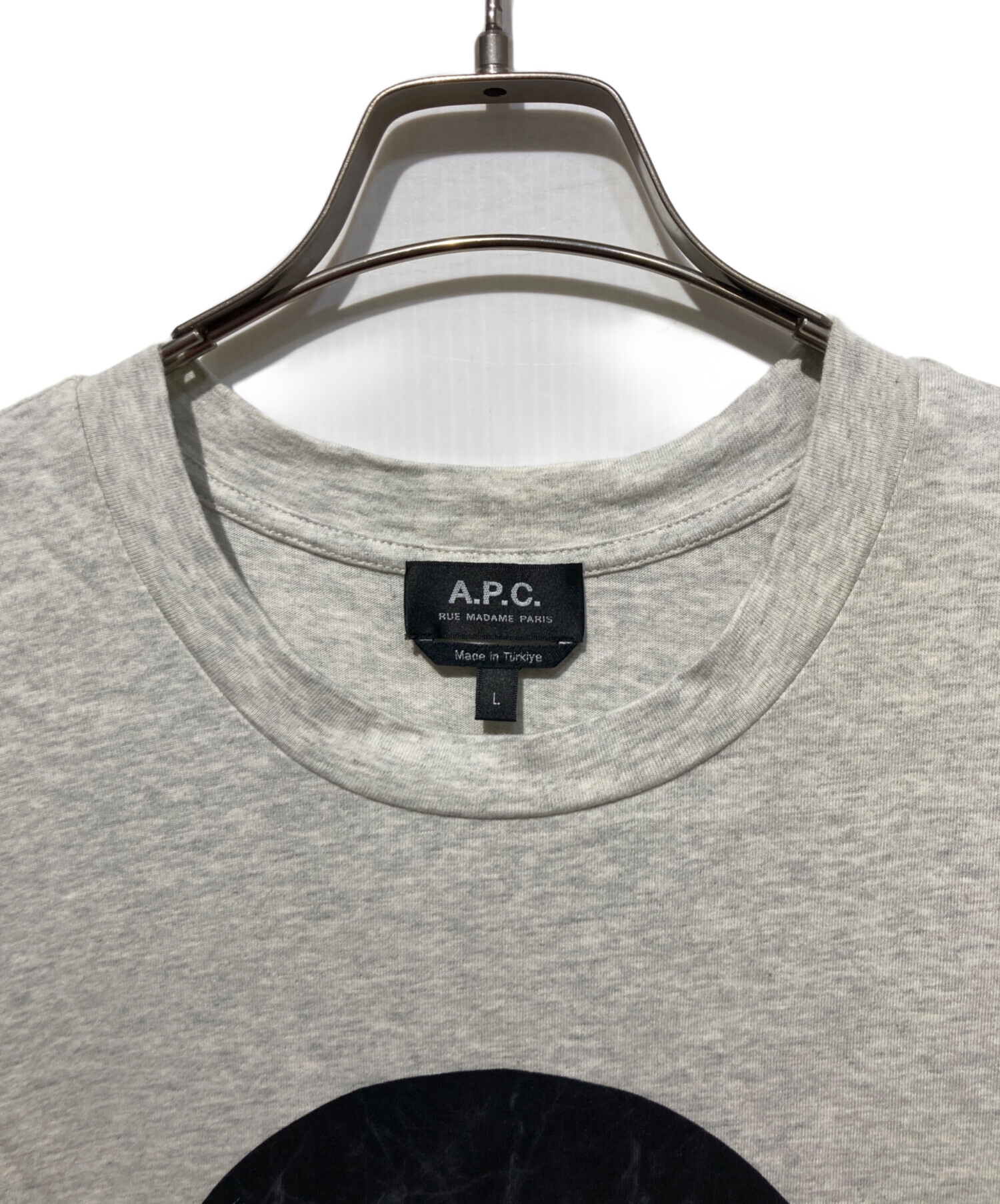 中古・古着通販】A.P.C. (アーペーセー) VINYL Tシャツ グレー サイズ