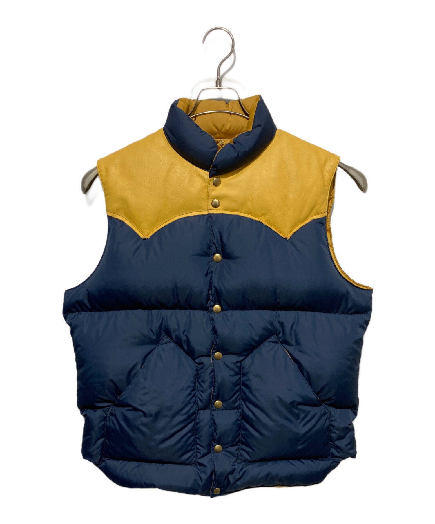 Rocky Mountain Featherbed ダウンベスト ネイビー 42 中古・古着通販