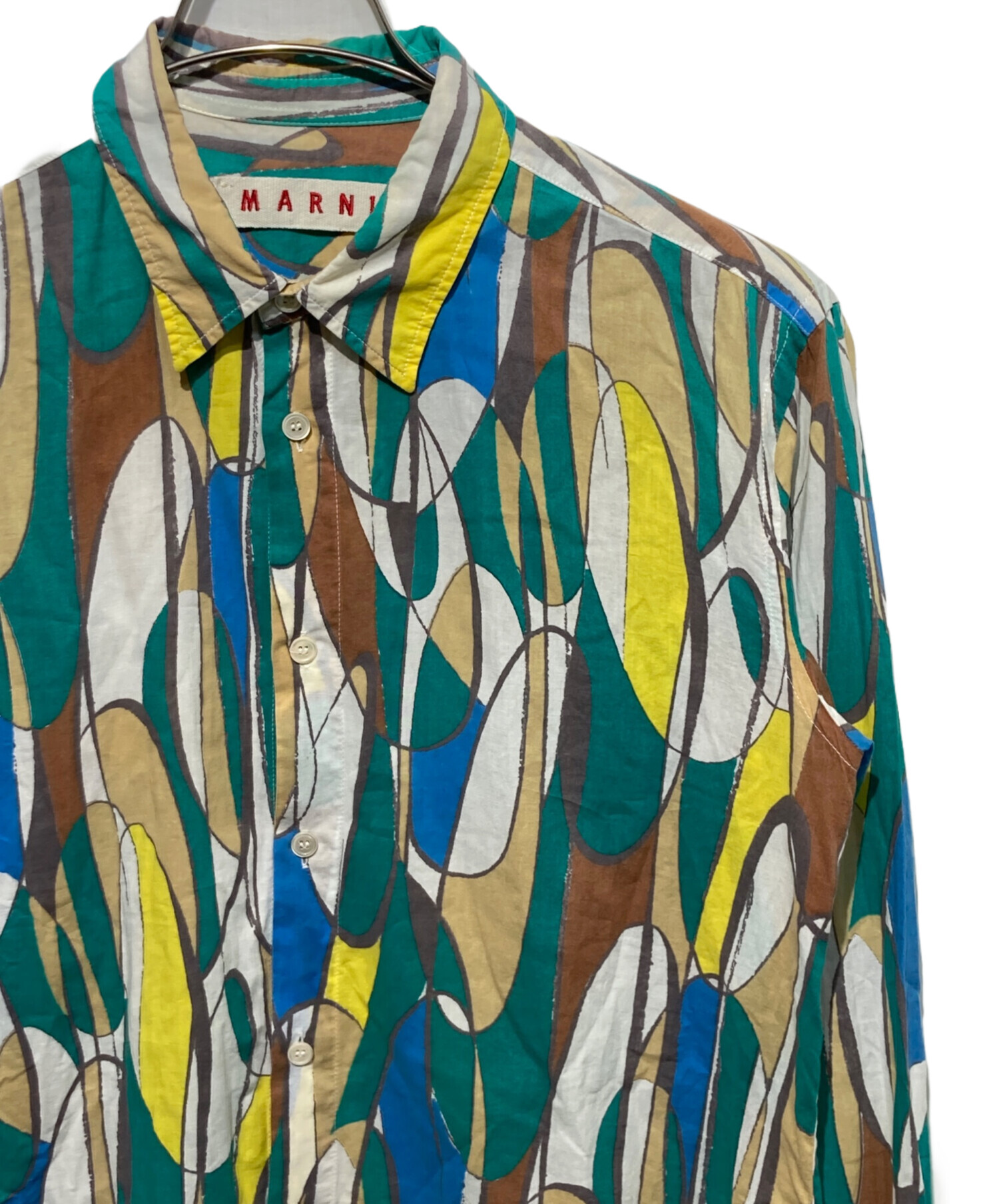 中古・古着通販】MARNI (マルニ) 総柄シャツ マルチカラー サイズ:46 