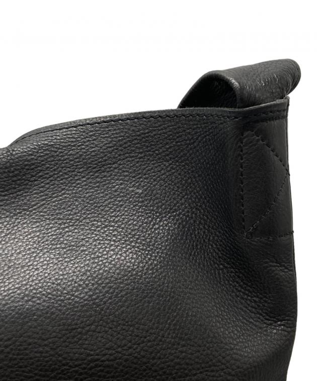 中古・古着通販】GANZO (ガンゾ) レザーショルダーバッグ ブラック