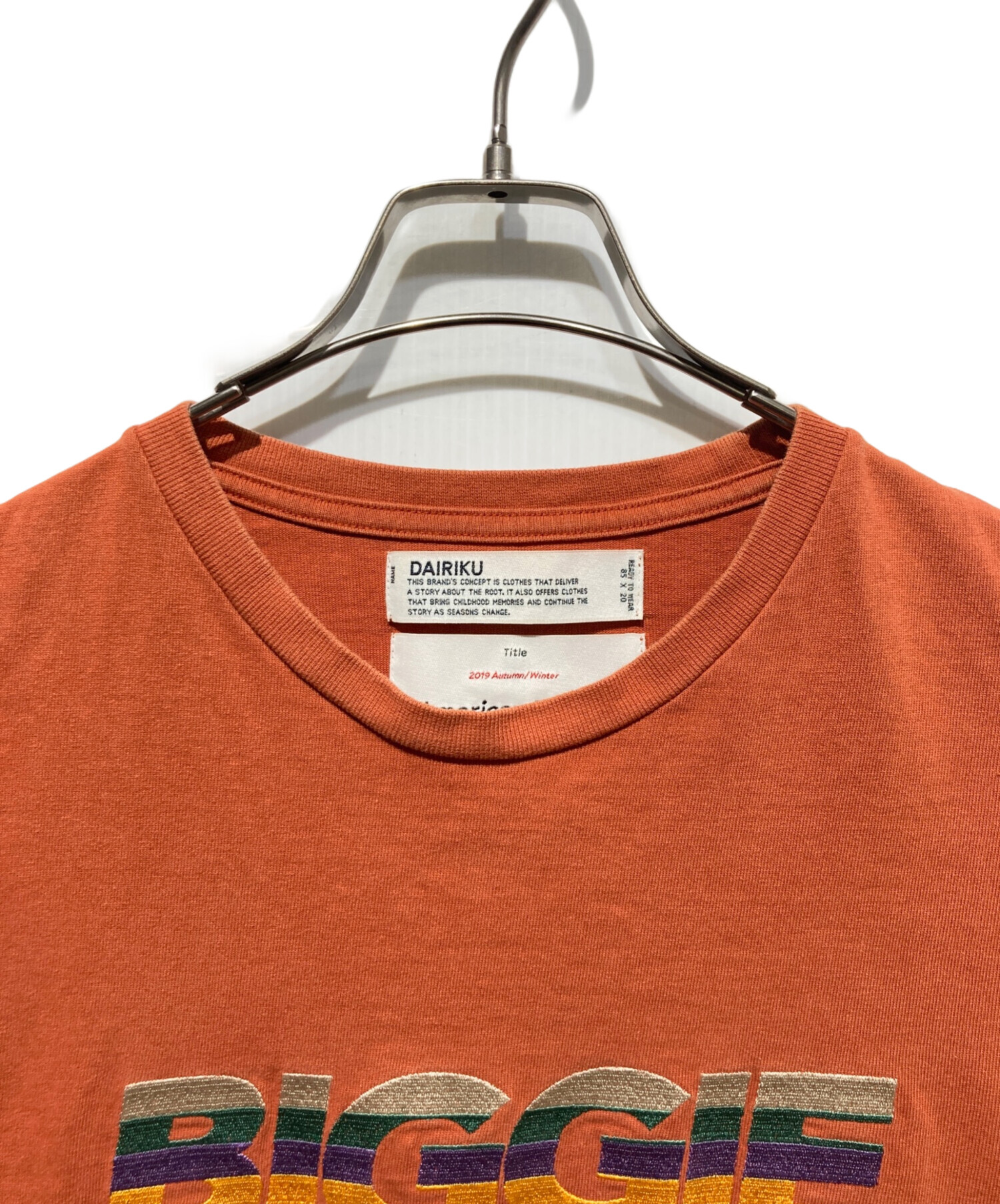 【せいか】ダイリク　DAIRIKU BIGGIE カットソー せいか】ダイリク DAIRIKU BIGGIE カットソー DAIRIKU