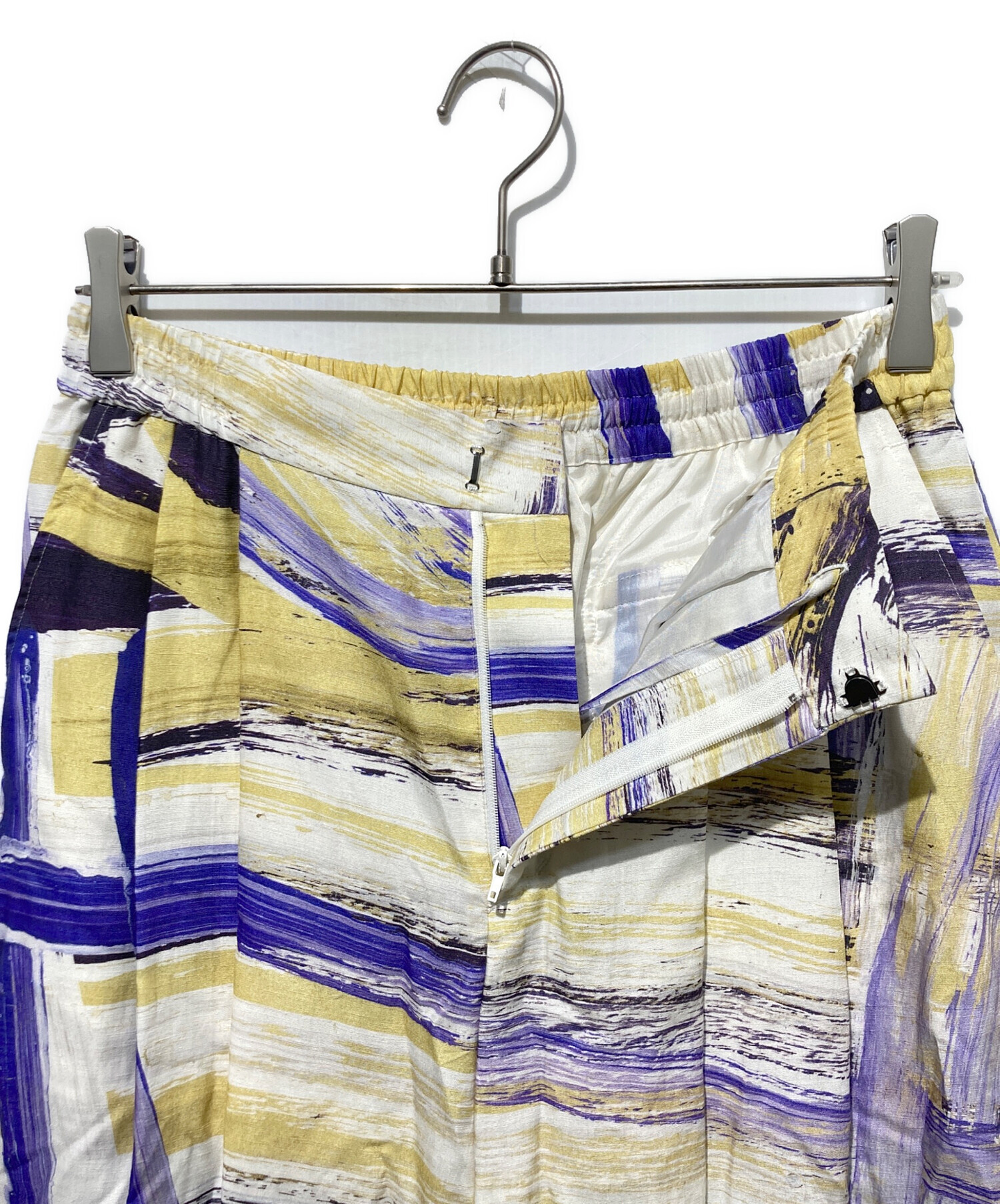 新作 HERALBONY ヘラルボニー リネンブラウス「ももこ」定価31,900 中古・古着通販】HERALBONY (ヘラルボニー) リネンワイドパンツ