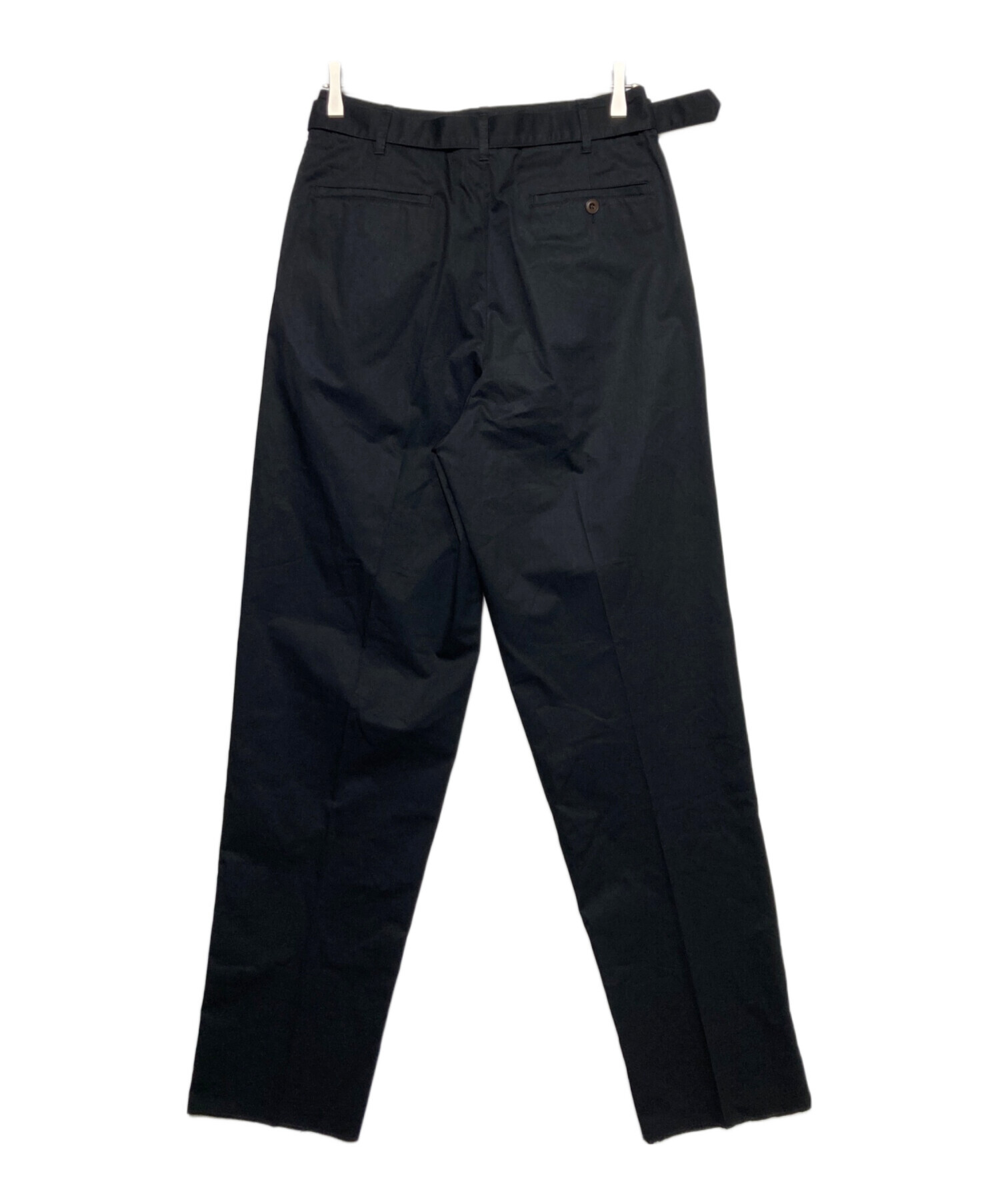 中古・古着通販】LEMAIRE (ルメール) PLEATED PANTS ブラック サイズ 