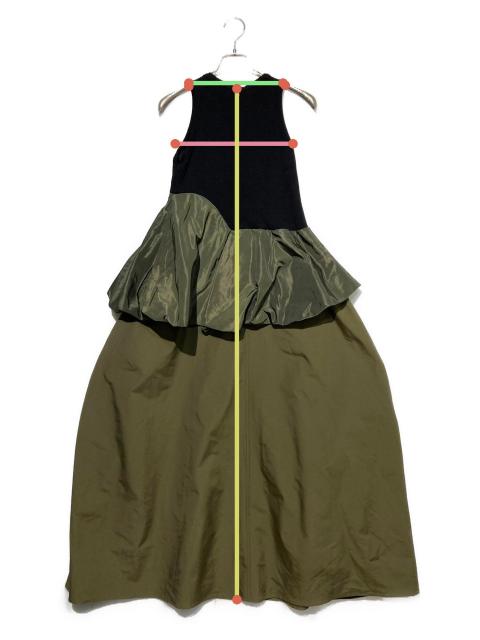 中古・古着通販】OMMO (オーエムエムオー) BALLOON PEPLUM LAYERED OP 