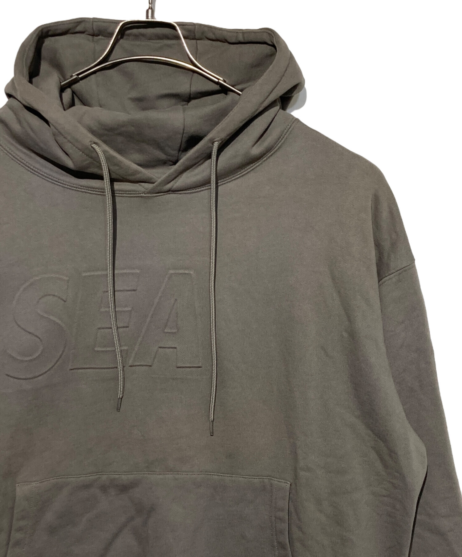中古・古着通販】WIND AND SEA (ウィンダンシー) SEA EMBOSSED HOODIE 