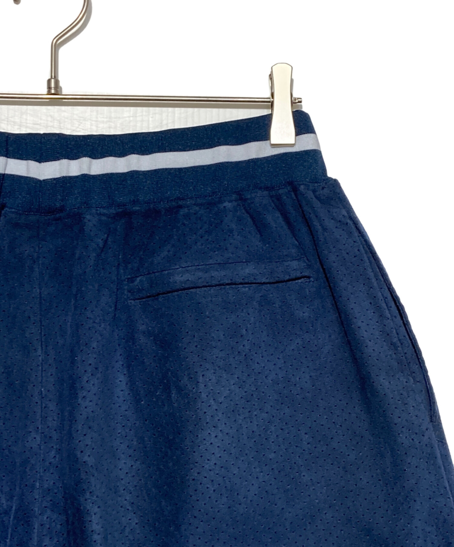 SUPREME ウルトラ スゥエードメッシュ ショーツ　ネイビー　M 中古・古着通販】Supreme (シュプリーム) Ultrasuede Mesh Short