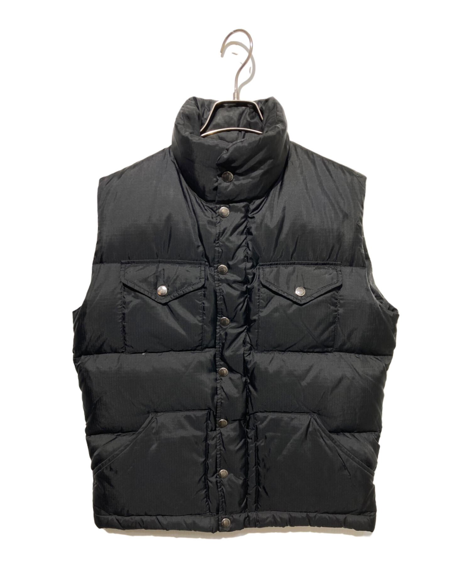 シュガーケーン/ベスト/ブラック/38/中古 中古・古着通販】SUGAR CANE (シュガーケーン) ダウンベスト ブラック