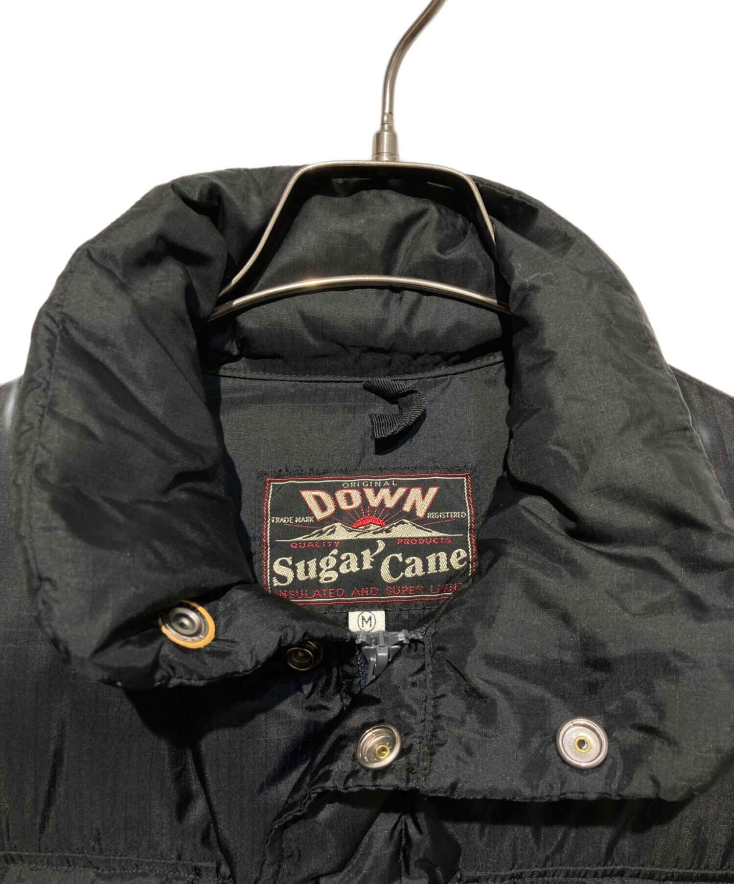中古・古着通販】SUGAR CANE (シュガーケーン) ダウンベスト ブラック
