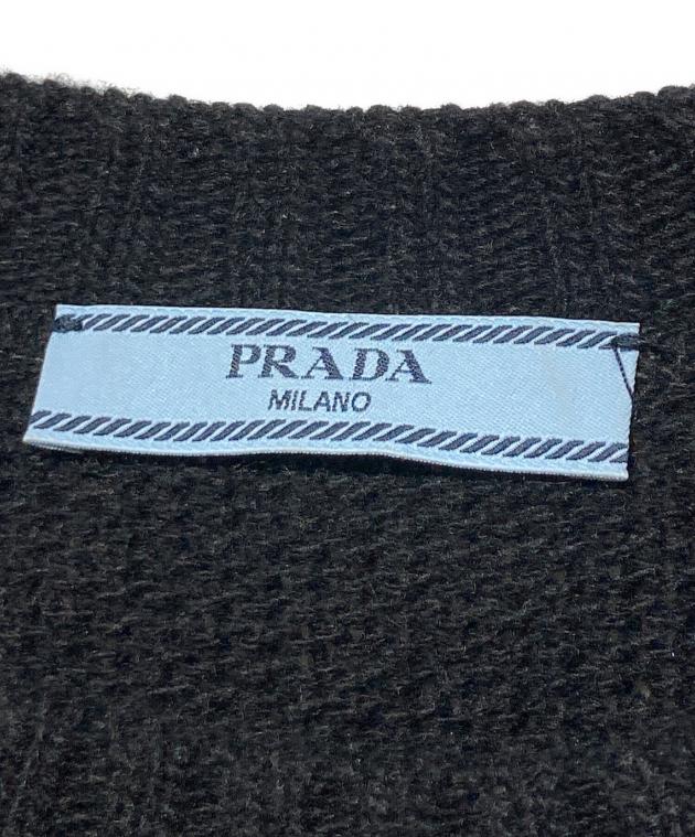 中古・古着通販】PRADA (プラダ) ウールカシミヤブレンドロゴニット