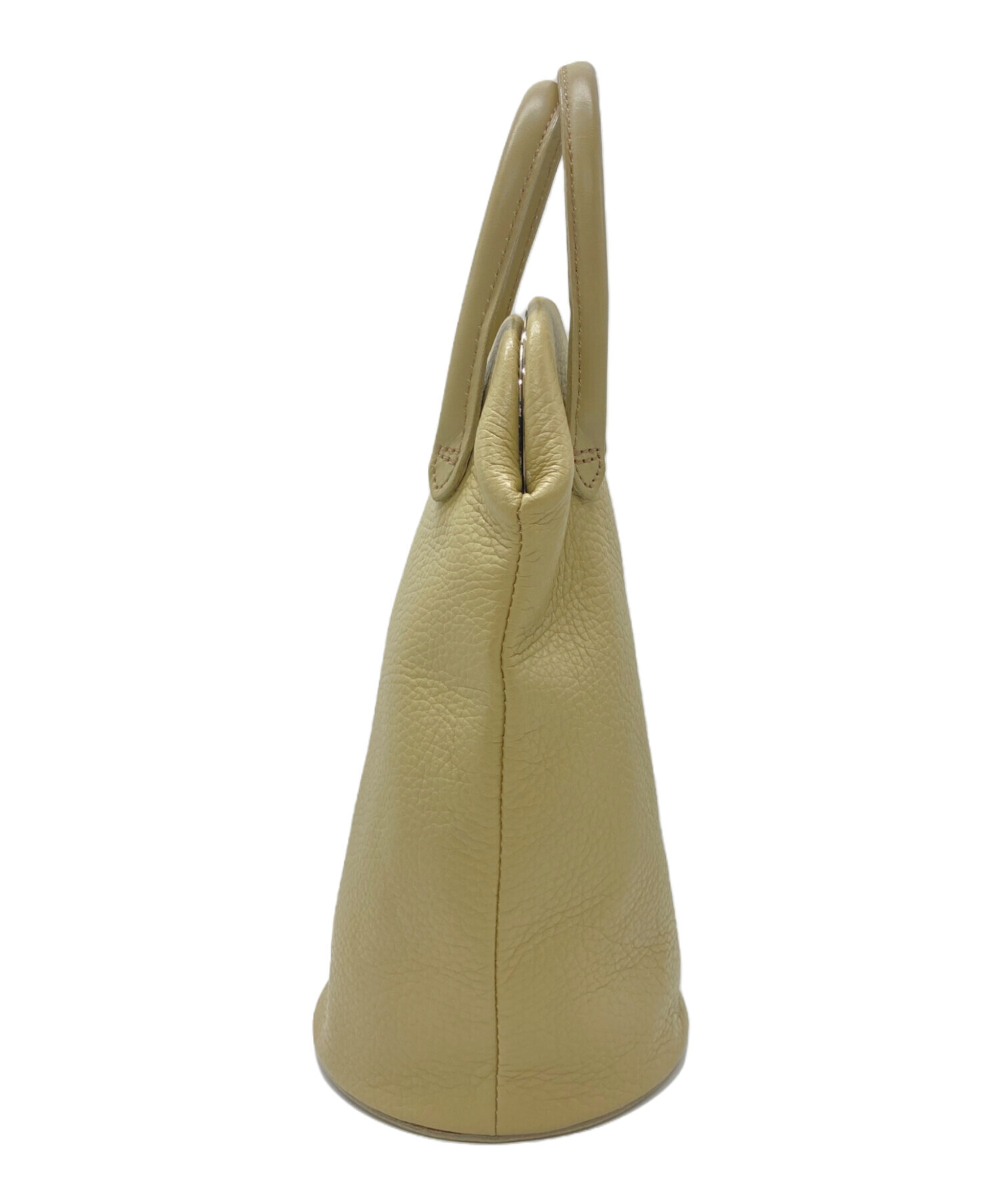 中古・古着通販】MARROW (マロウ) FRAME PURSE TOTE ベージュ 