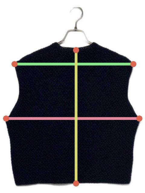 AURALEE】COTTON CASHMERE CORD KNIT VEST