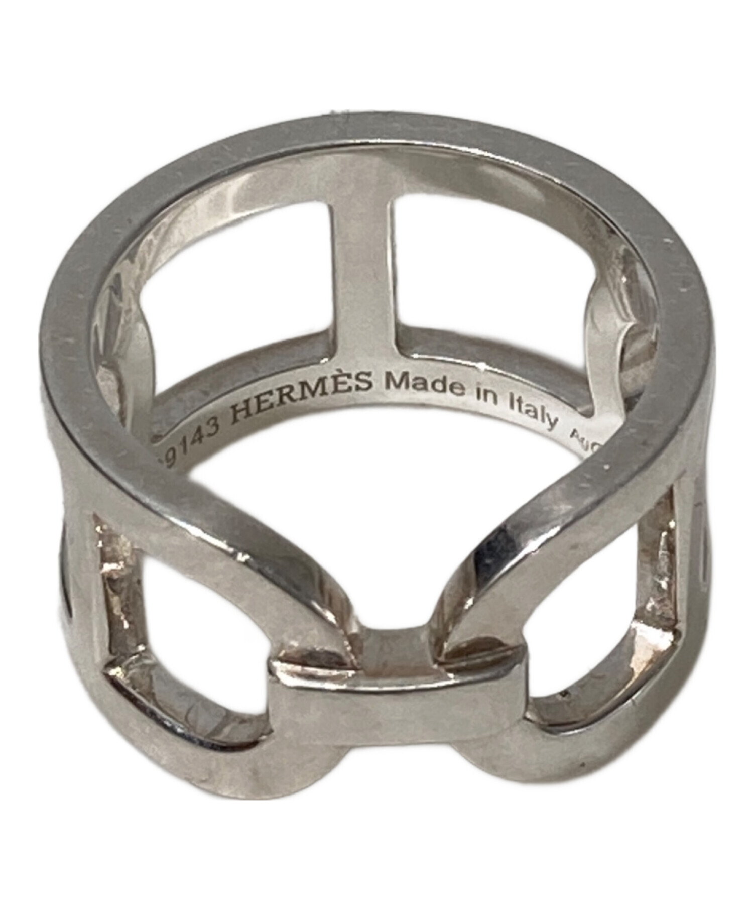 HERMES リング　シェーヌダンクル　51 HERMES エルメス リング シェーヌダンクルアンシェネ PM 51号 シルバー