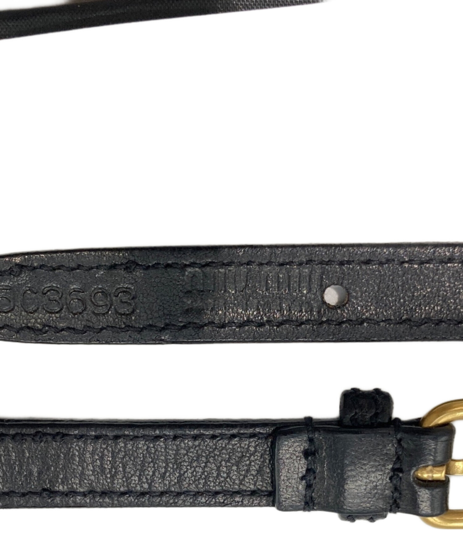 中古・古着通販】MIU MIU (ミュウミュウ) チェーンベルト ブラック