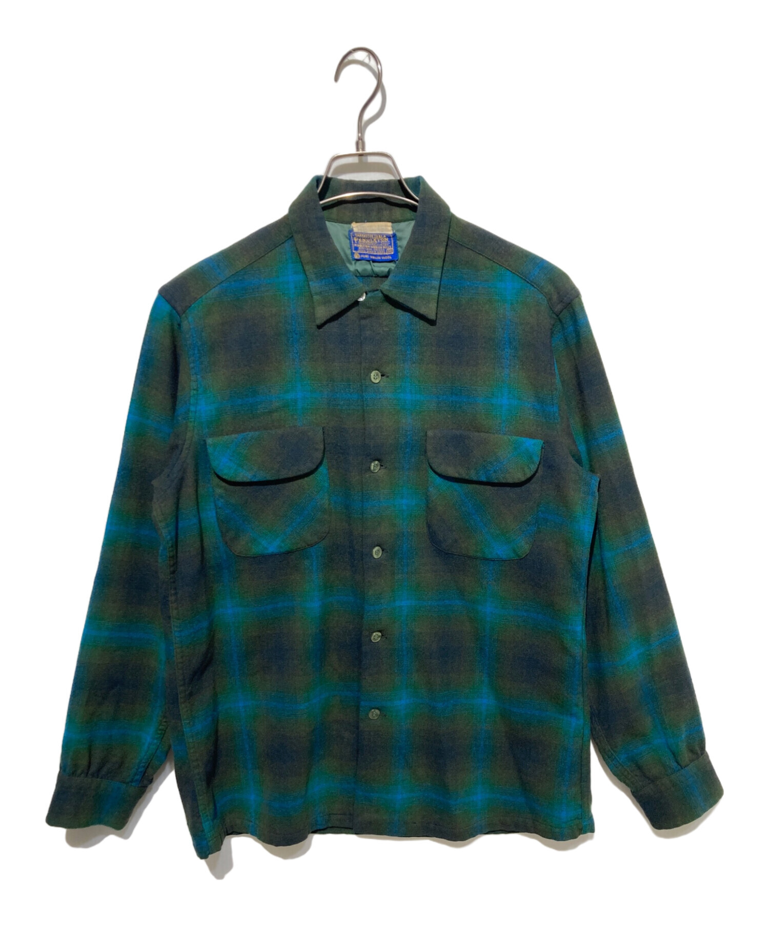 中古・古着通販】PENDLETON (ペンドルトン) ヴィンテージオンブレ開襟 
