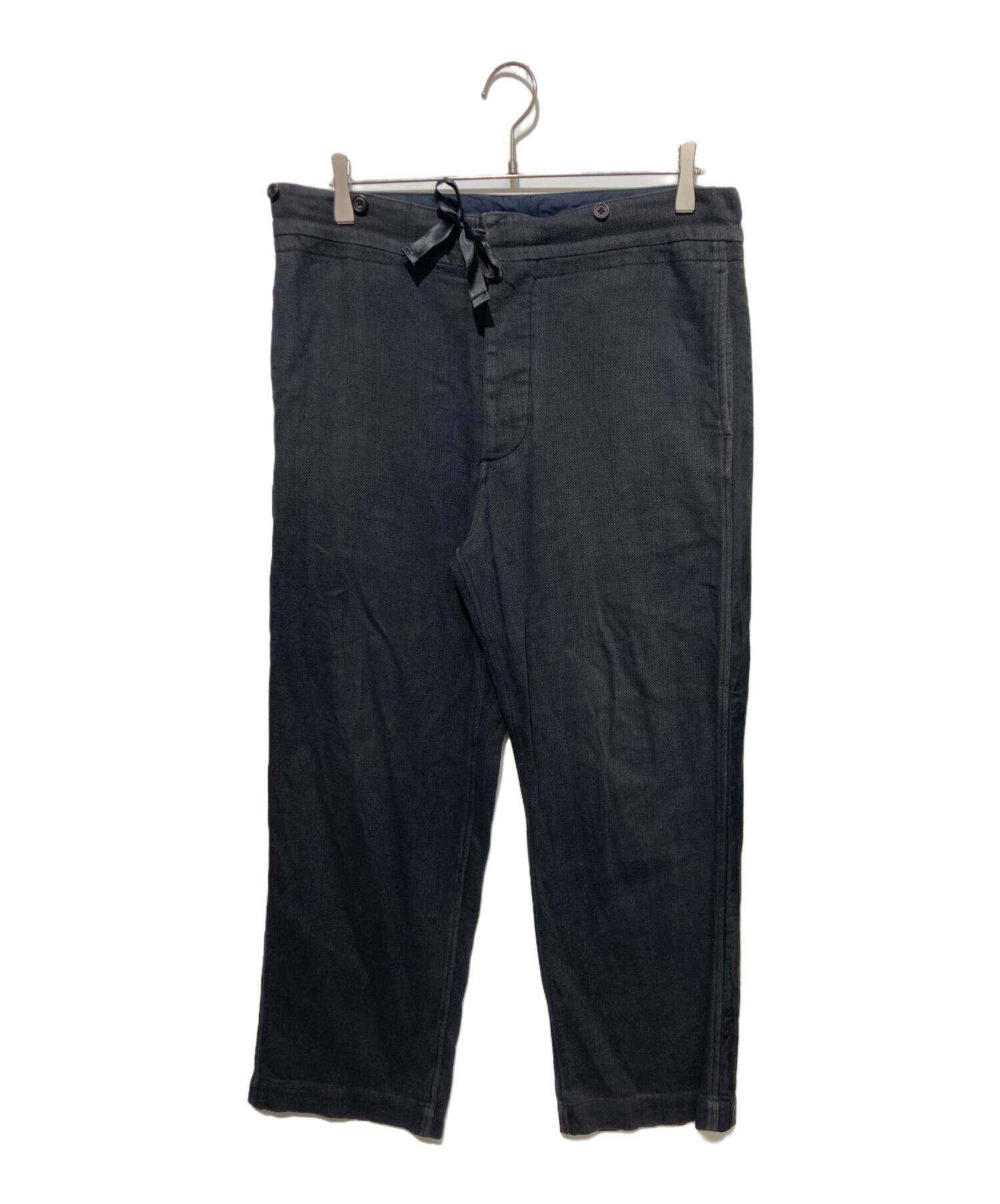Needles ニードルス パンツ（その他） S 黒 【古着】【中古】【送料無料】 中古・古着通販】Needles (ニードルズ) コットンリネンパンツ ブラック