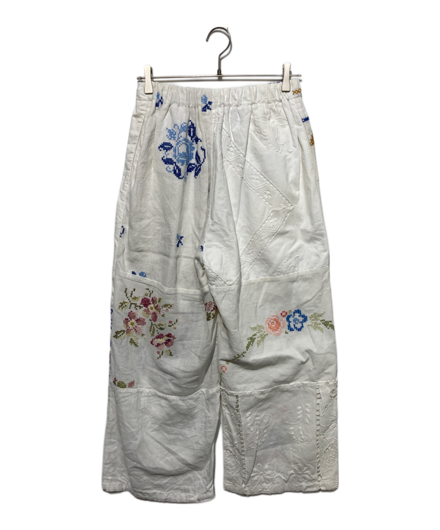 ☆Freadaアソートデザインヴィンテージパンツ Freada/アソートデザインヴィンテージパッチワーク刺繍パンツ