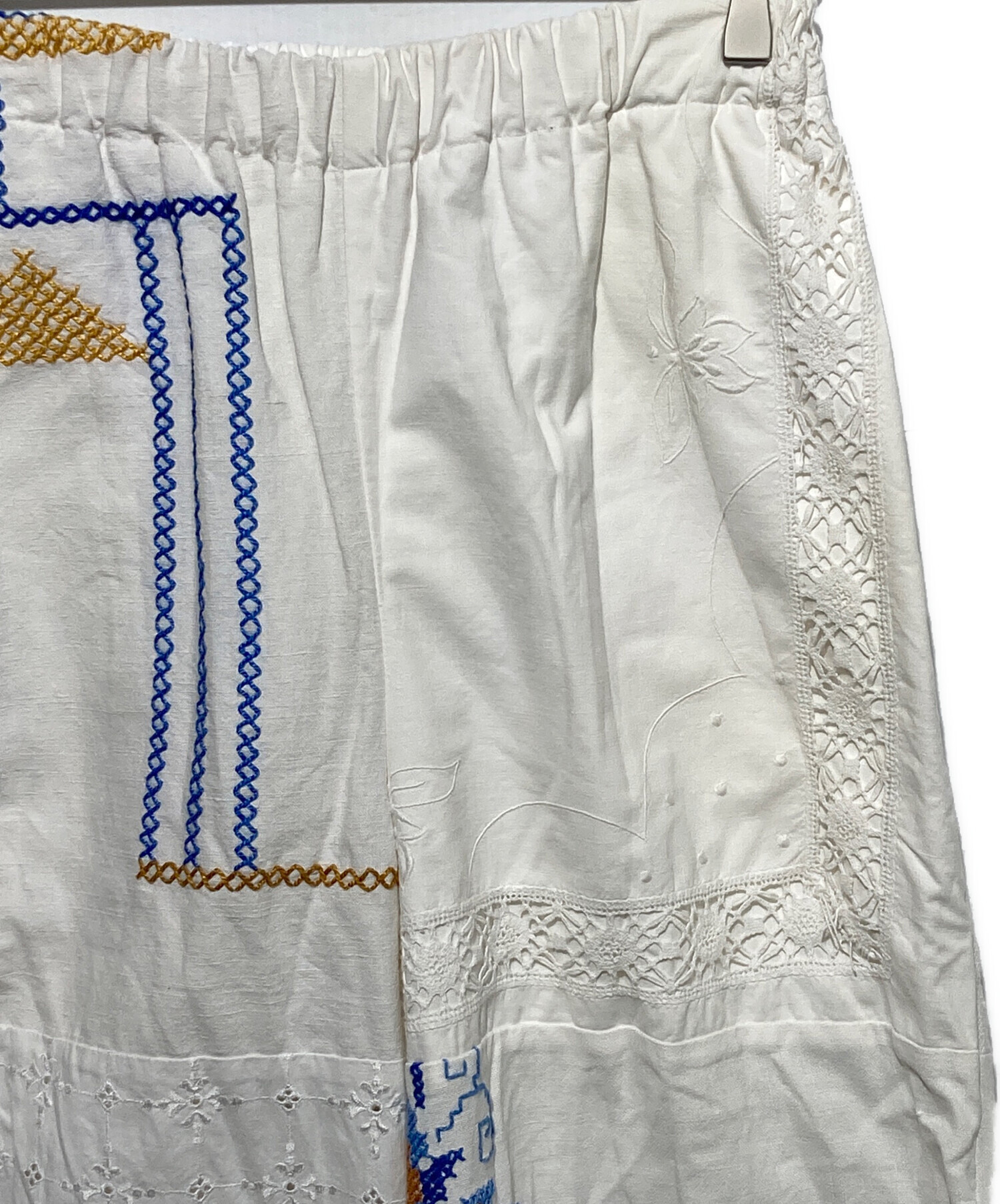 ☆Freadaアソートデザインヴィンテージパンツ Freada/アソートデザインヴィンテージパッチワーク刺繍パンツ